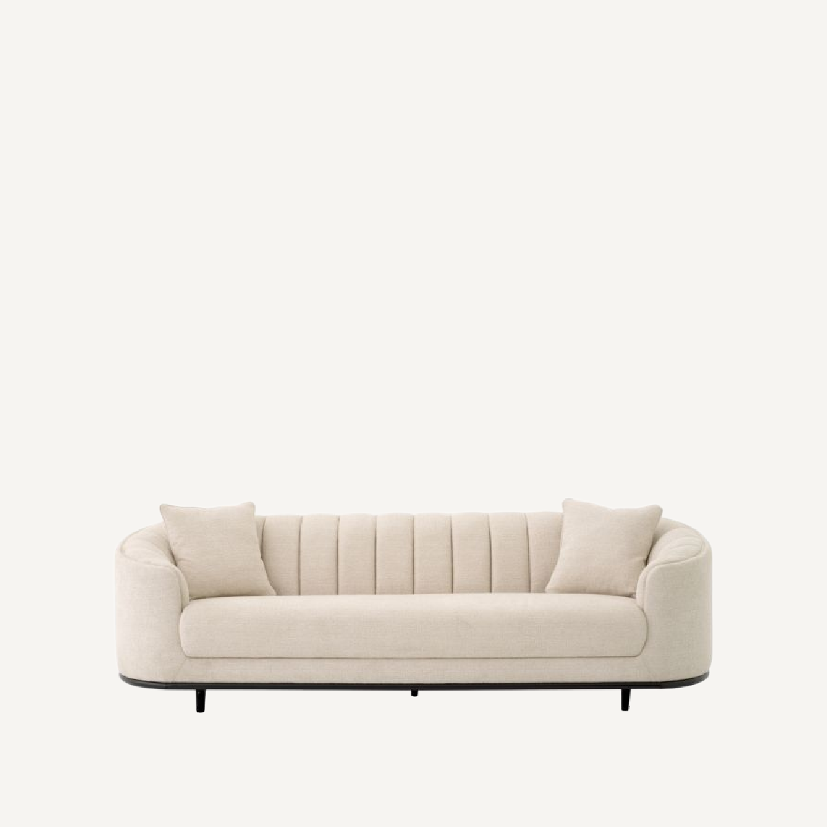 Canapé 3 places en tissu beige | Eichholtz Agostino | REMO-HOME, mobilier et décoration d'intérieur