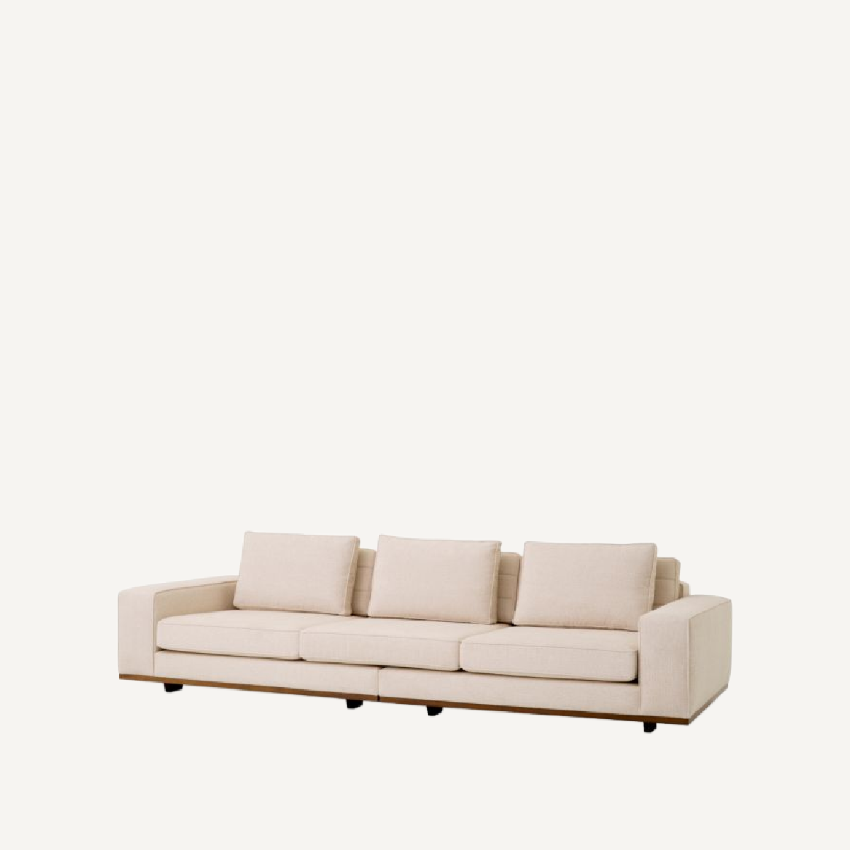 Canapé 3 places en tissu beige | Eichholtz Aurora L | REMO-HOME, mobilier et décoration d'intérieur