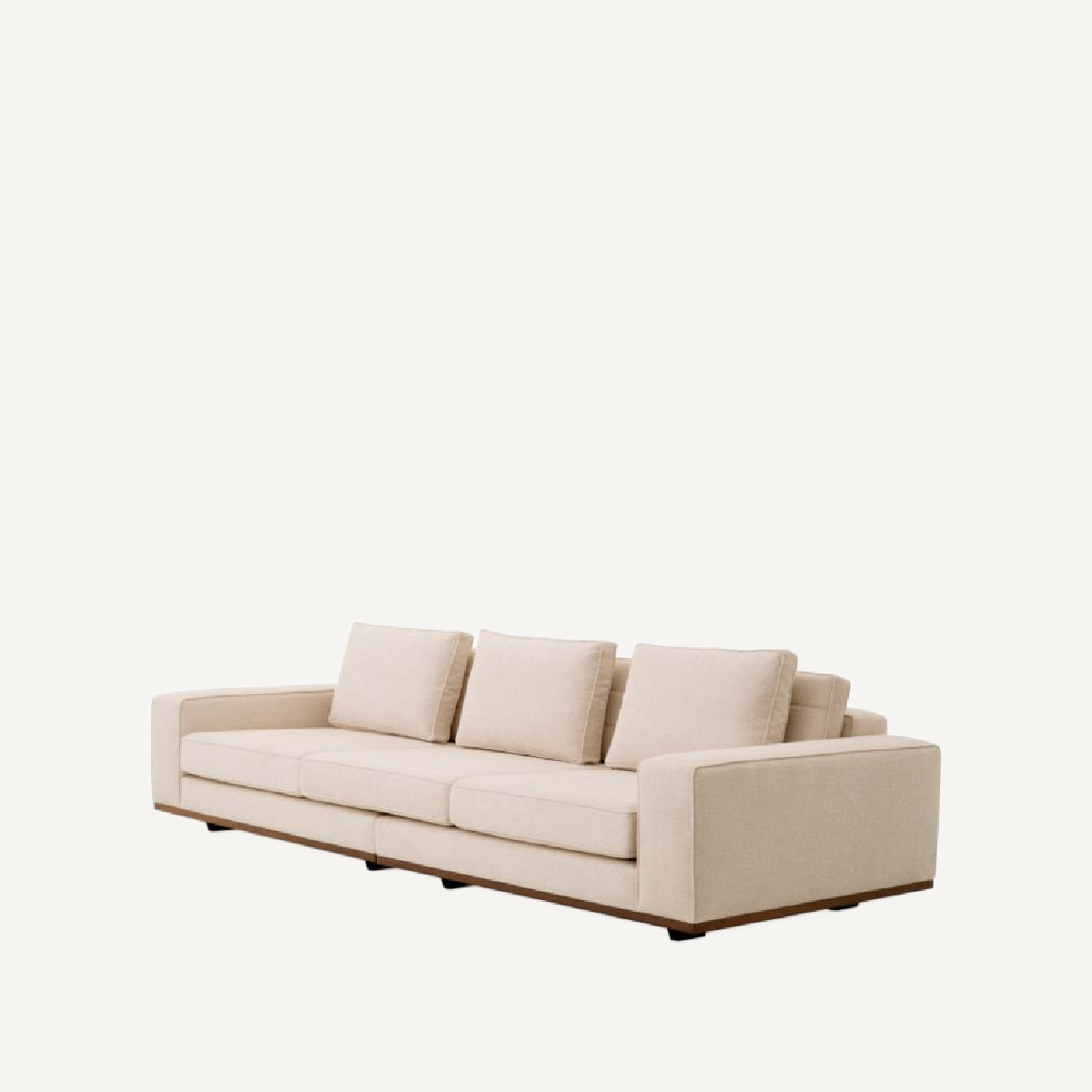 Canapé 3 places en tissu beige | Eichholtz Aurora L | REMO-HOME, mobilier et décoration d'intérieur