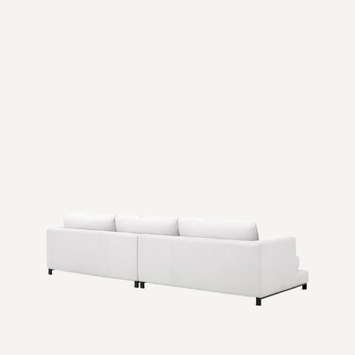Canapé 3 places en tissu blanc | Eichholtz Burbury | REMO-HOME, mobilier et décoration d'intérieur