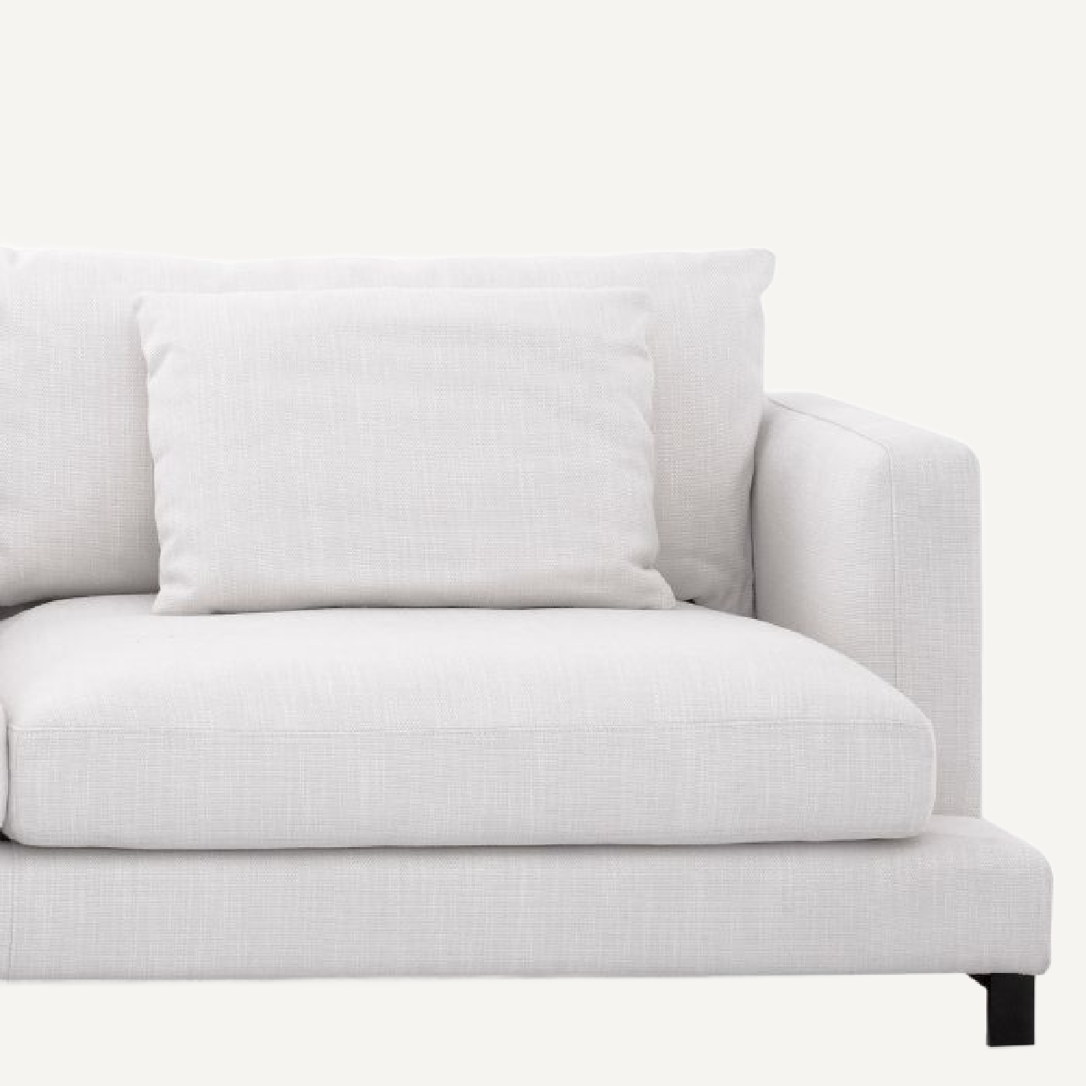 Canapé 3 places en tissu blanc | Eichholtz Burbury | REMO-HOME, mobilier et décoration d'intérieur