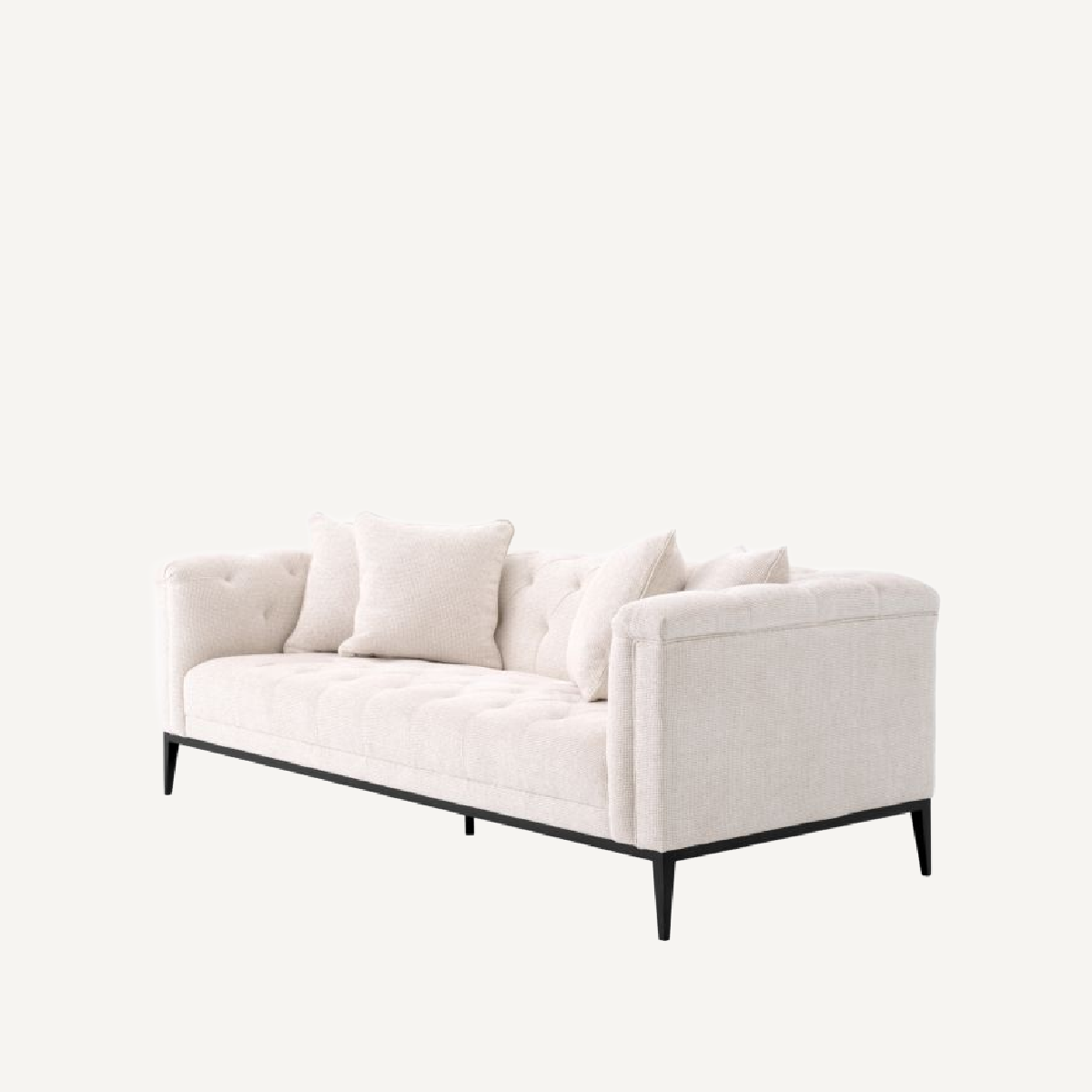 Canapé 3 places en tissu blanc cassé | Eichholtz Cesare | REMO-HOME, mobilier et décoration d'intérieur