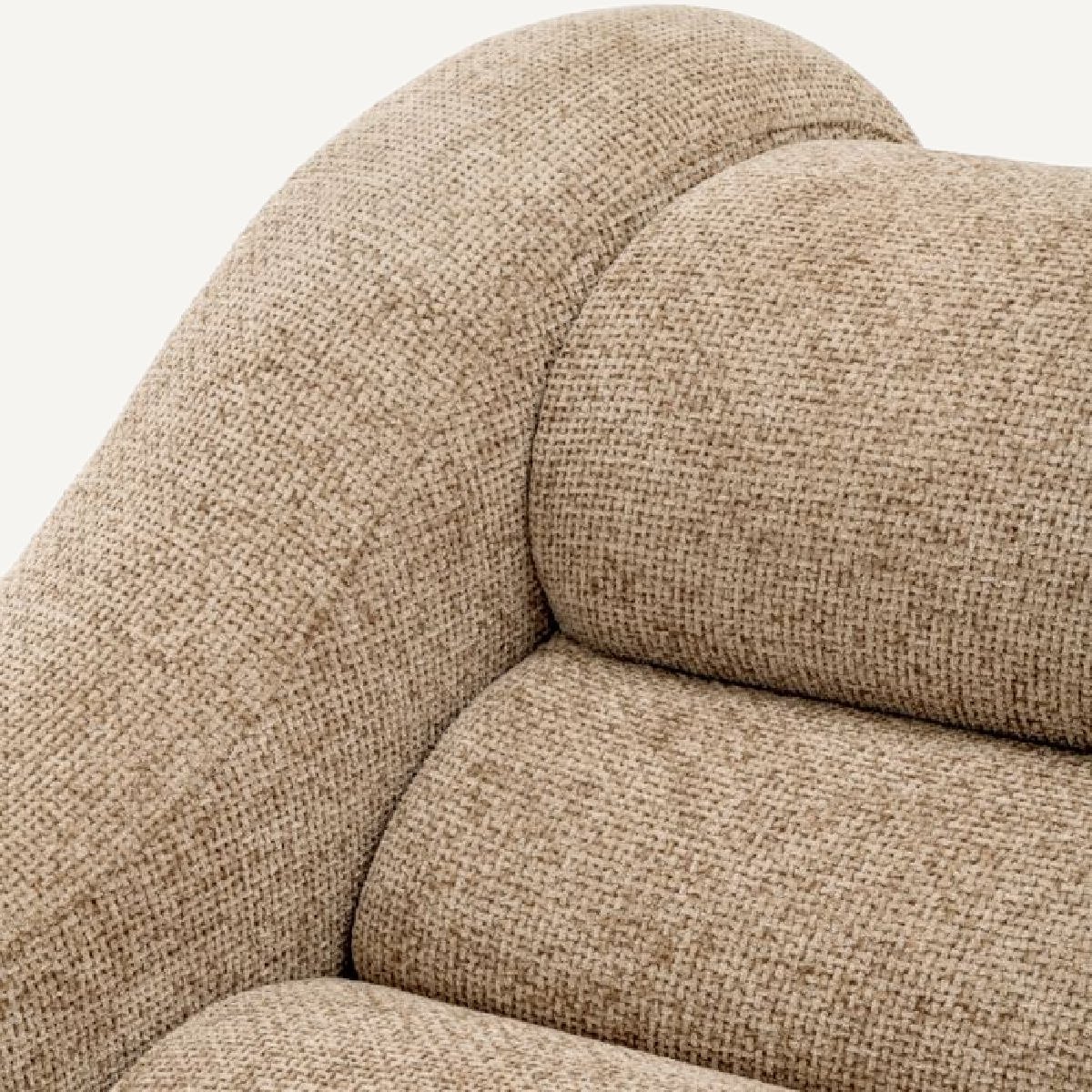 Canapé 3 places en tissu sable | Eichholtz Carbone | REMO-HOME, mobilier et décoration d'intérieur