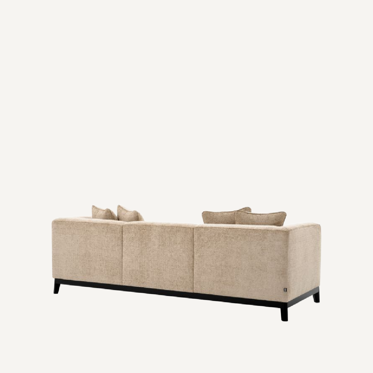 Canapé 3 places en tissu sable | Eichholtz Corso | REMO-HOME, mobilier et décoration d'intérieur