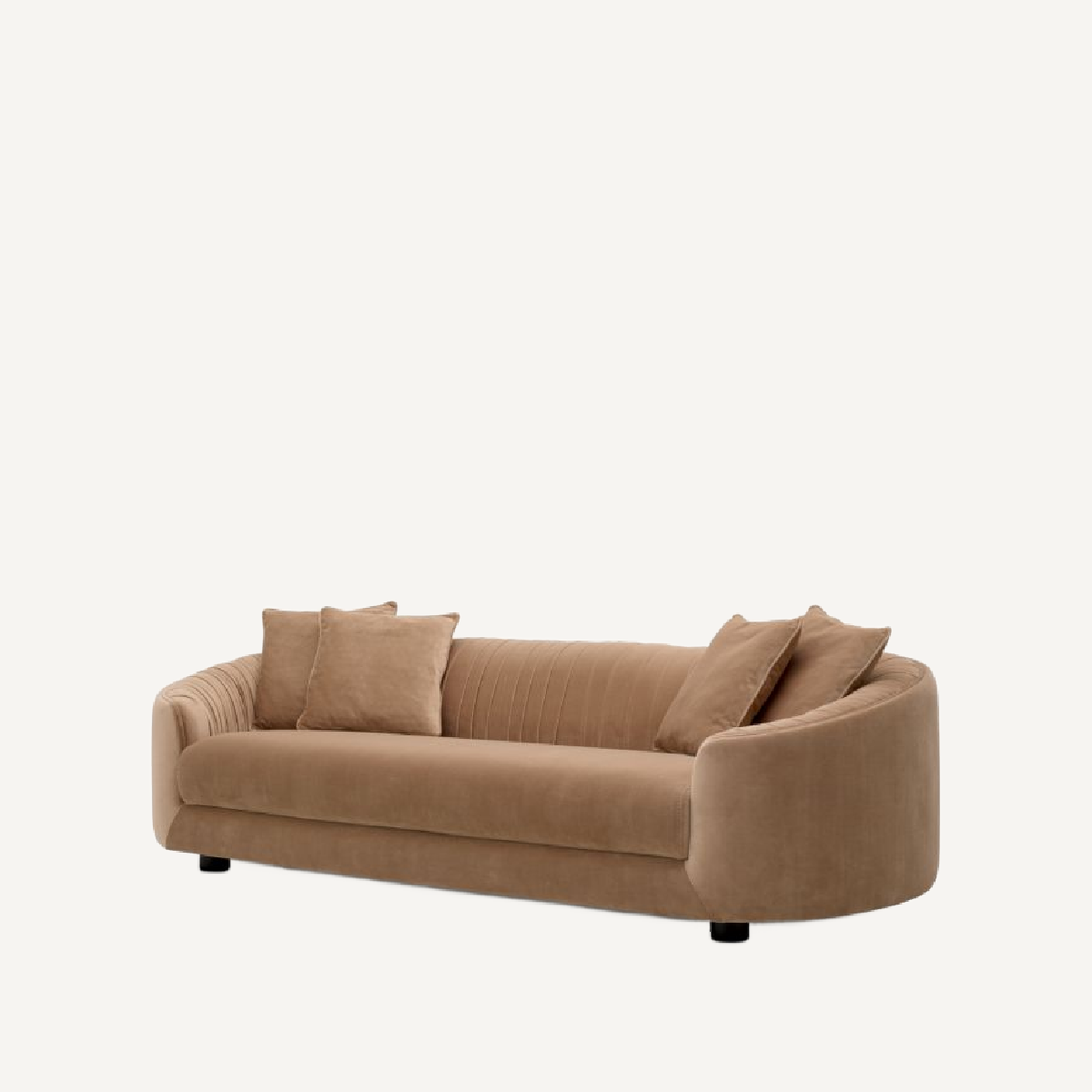 Canapé 3 places en velours camel | Eichholtz Jameson | REMO-HOME, mobilier et décoration d'intérieur