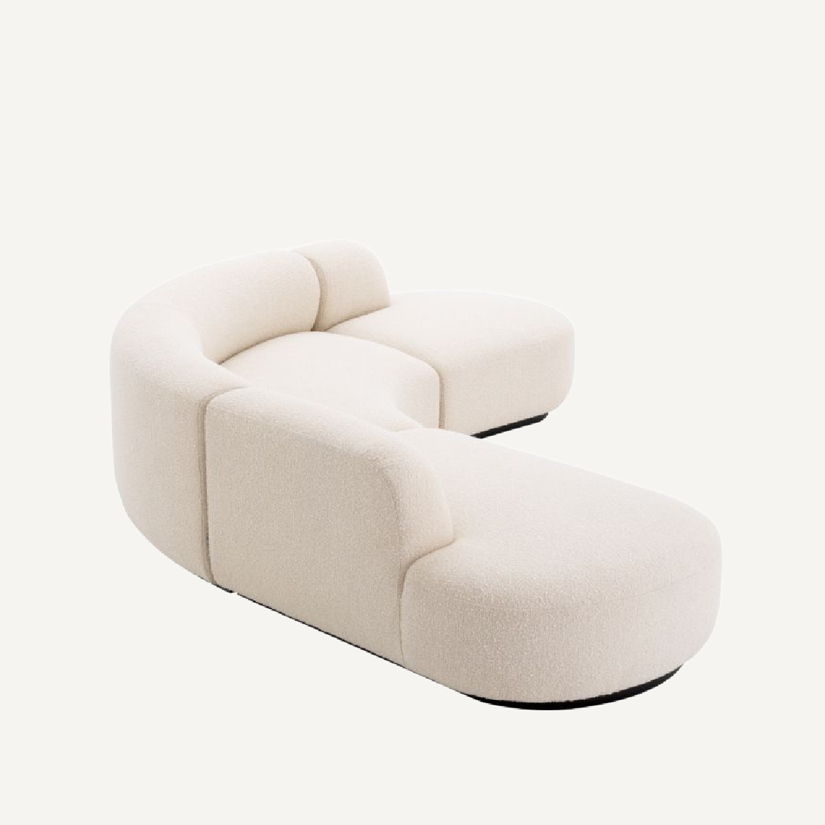 Canapé 4-5 places bouclé crème | Eichholtz Bjorn L | REMO-HOME, mobilier et décoration d'intérieur