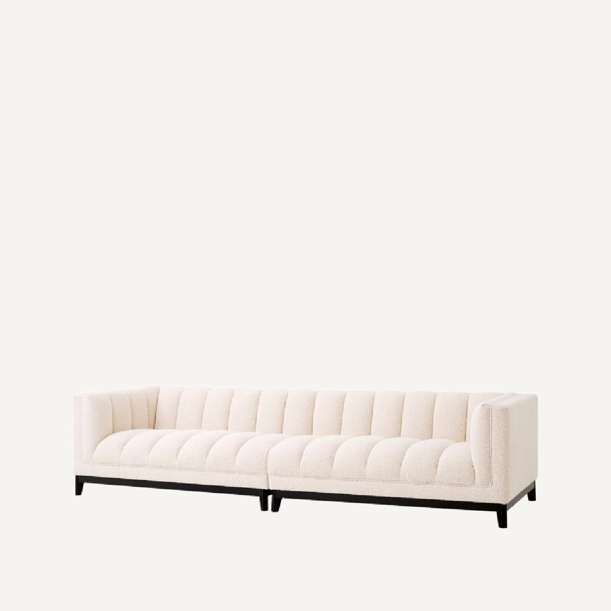 Canapé 4-5 places bouclé crème | Eichholtz Ditmar L | REMO-HOME, mobilier et décoration d'intérieur