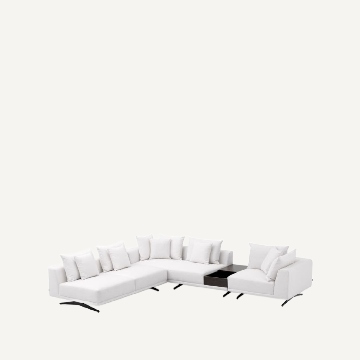 Canapé 4-5 places en tissu blanc | Eichholtz Endless | REMO-HOME, mobilier et décoration d'intérieur