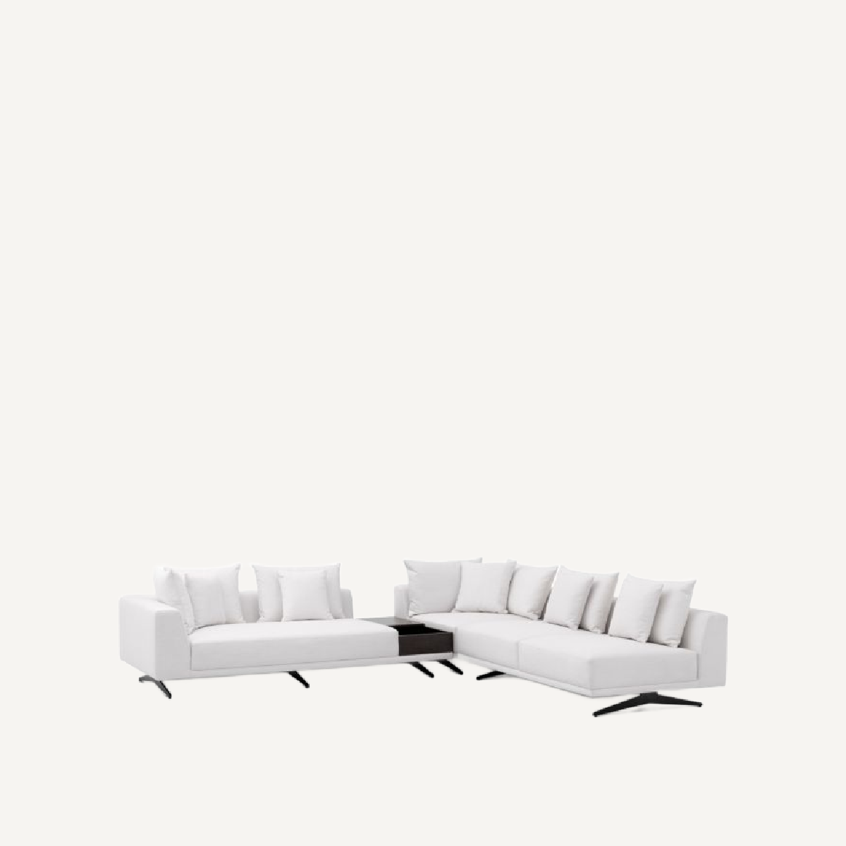 Canapé 4-5 places en tissu blanc | Eichholtz Endless | REMO-HOME, mobilier et décoration d'intérieur