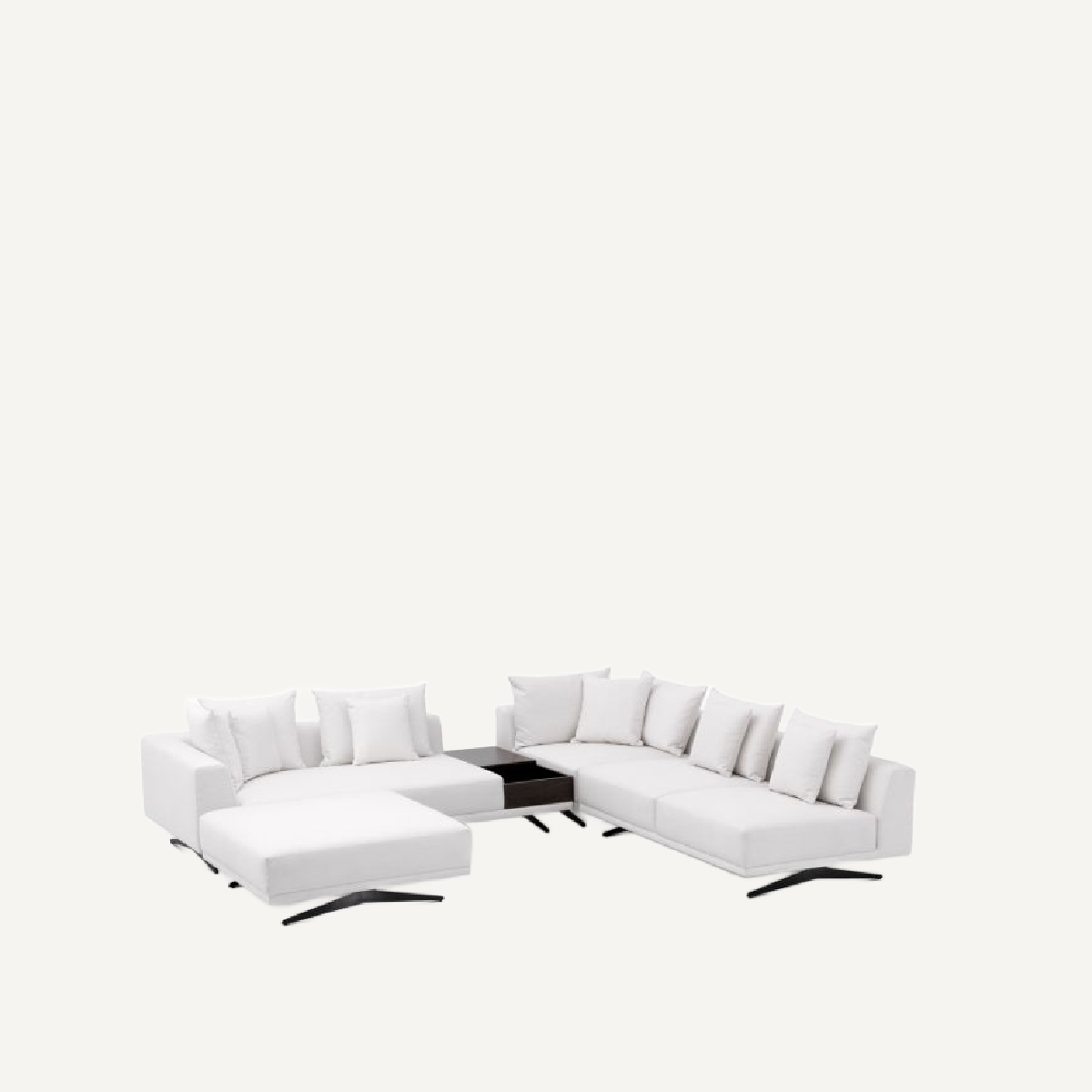 Canapé 4-5 places en tissu blanc | Eichholtz Endless | REMO-HOME, mobilier et décoration d'intérieur