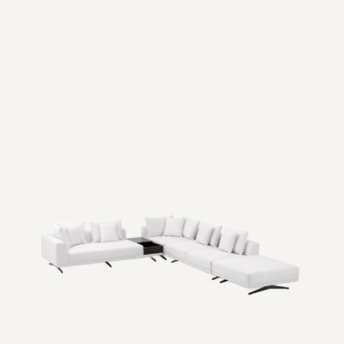 Canapé 4-5 places en tissu blanc | Eichholtz Endless | REMO-HOME, mobilier et décoration d'intérieur