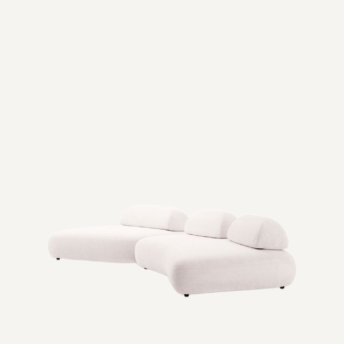 Canapé 4-5 places en tissu blanc cassé | Eichholtz Residenza | REMO-HOME, mobilier et décoration d'intérieur