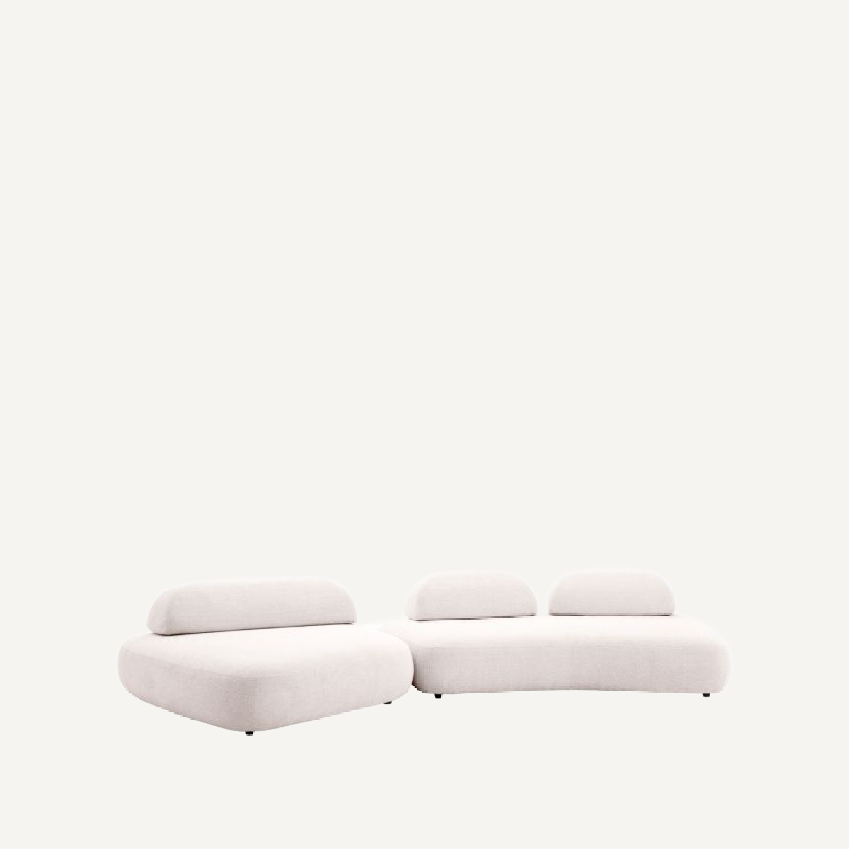 Canapé 4-5 places en tissu blanc cassé | Eichholtz Residenza | REMO-HOME, mobilier et décoration d'intérieur