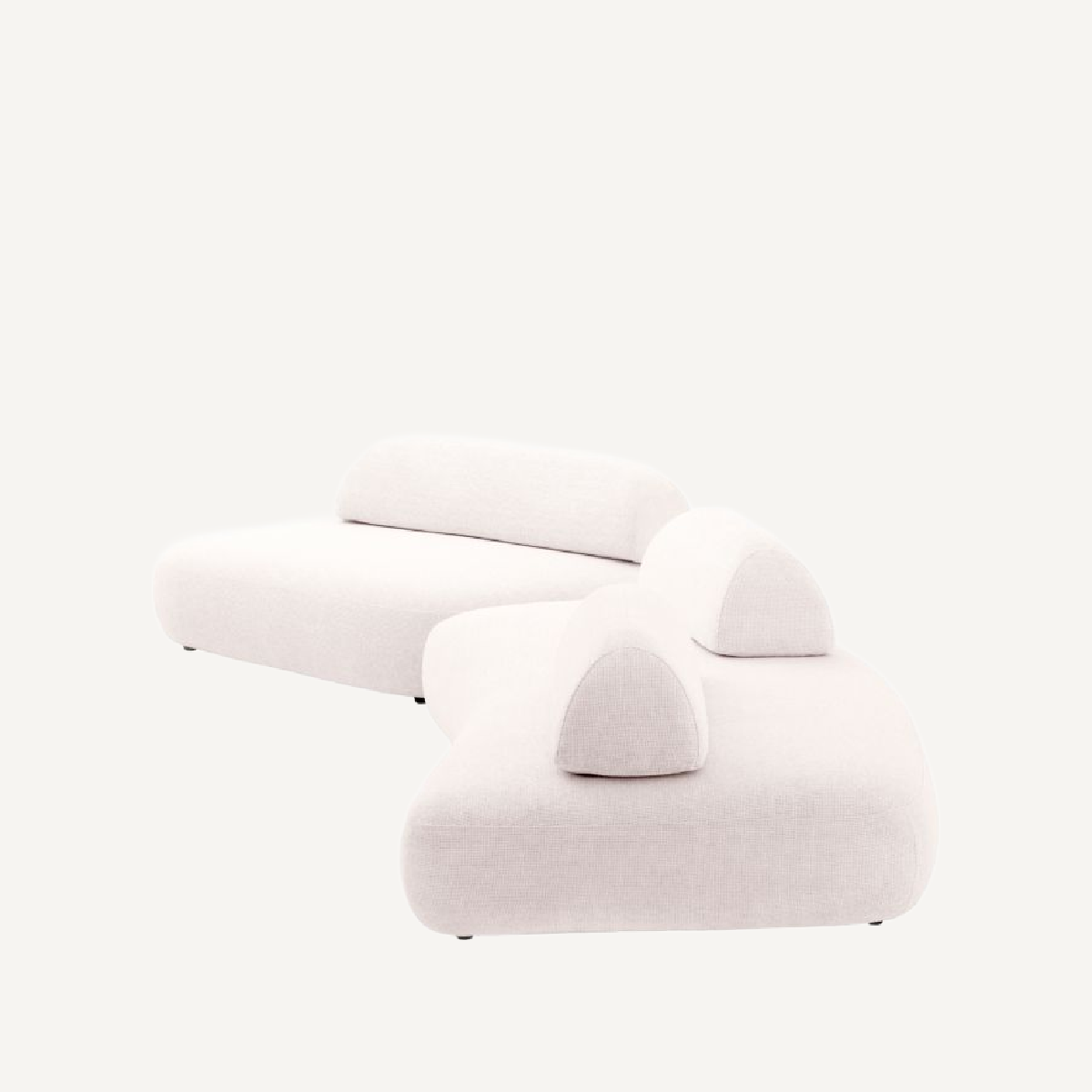 Canapé 4-5 places en tissu blanc cassé | Eichholtz Residenza | REMO-HOME, mobilier et décoration d'intérieur