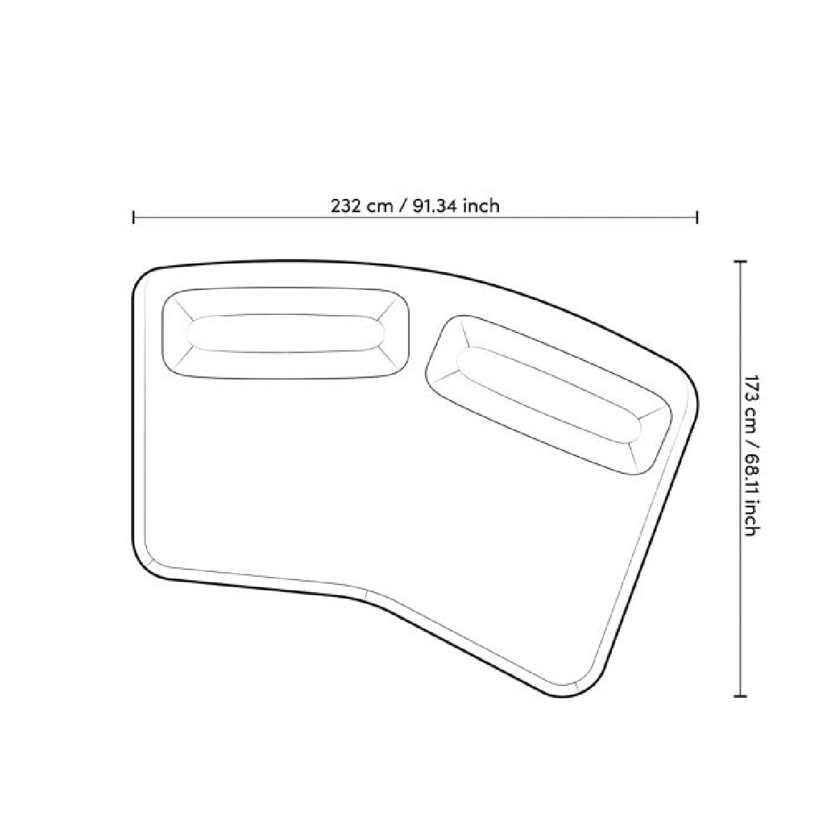 Canapé 4-5 places en tissu sable | Eichholtz Residenza | REMO-HOME, mobilier et décoration d'intérieur