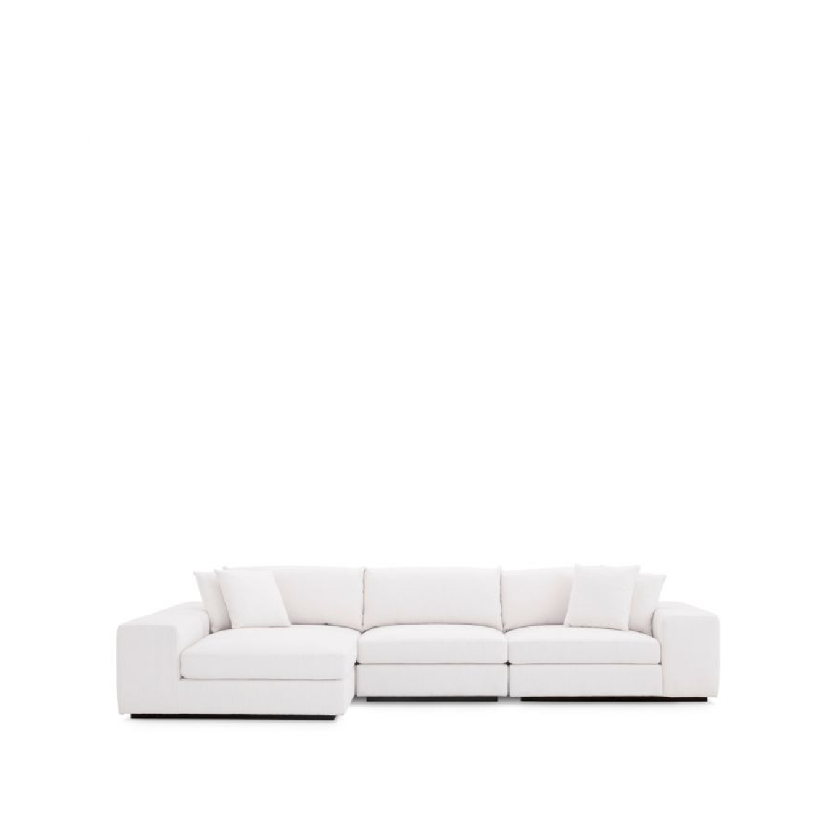 Canapé 4 places avec méridienne en tissu blanc | Eichholtz Vista Grande | REMO-HOME, mobilier et décoration d'intérieur