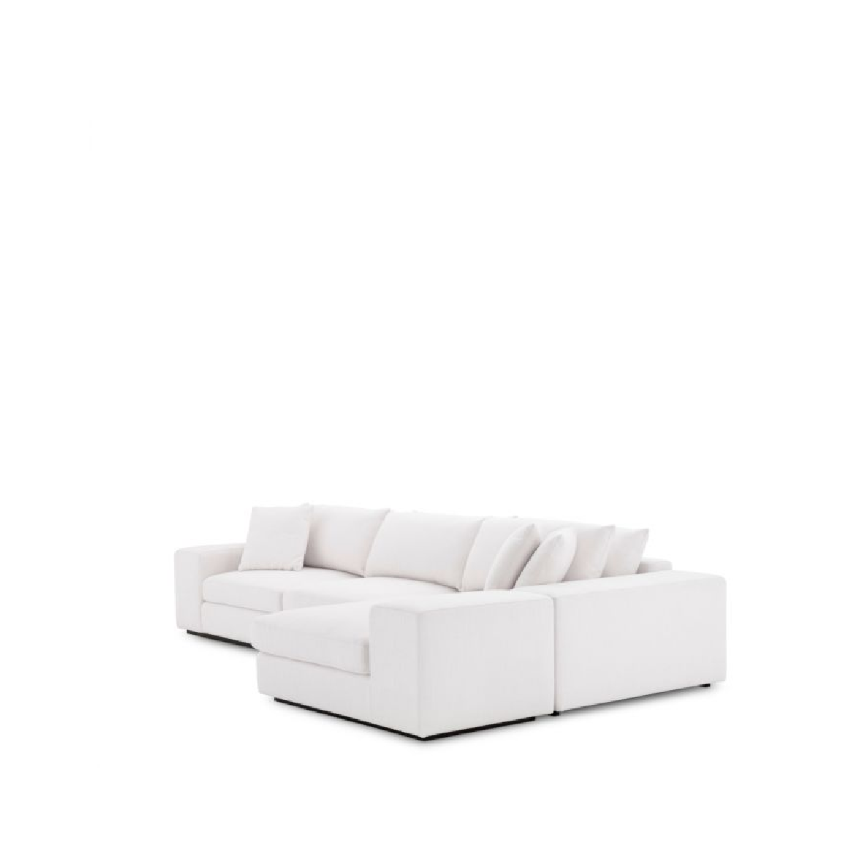 Canapé 4 places avec méridienne en tissu blanc | Eichholtz Vista Grande | REMO-HOME, mobilier et décoration d'intérieur