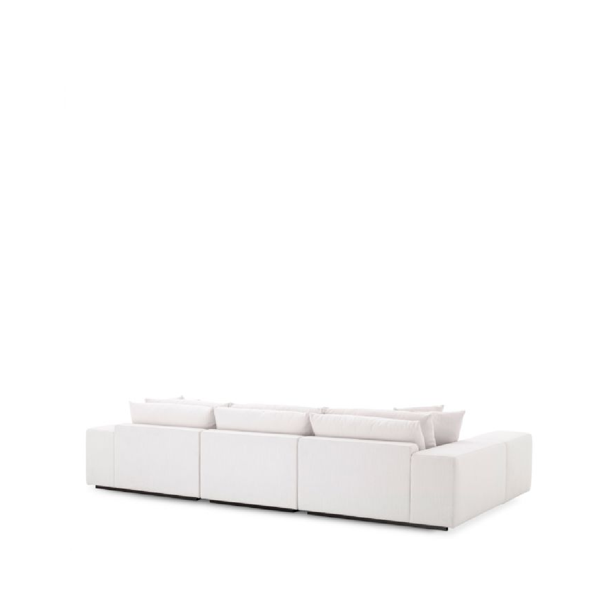 Canapé 4 places avec méridienne en tissu blanc | Eichholtz Vista Grande | REMO-HOME, mobilier et décoration d'intérieur