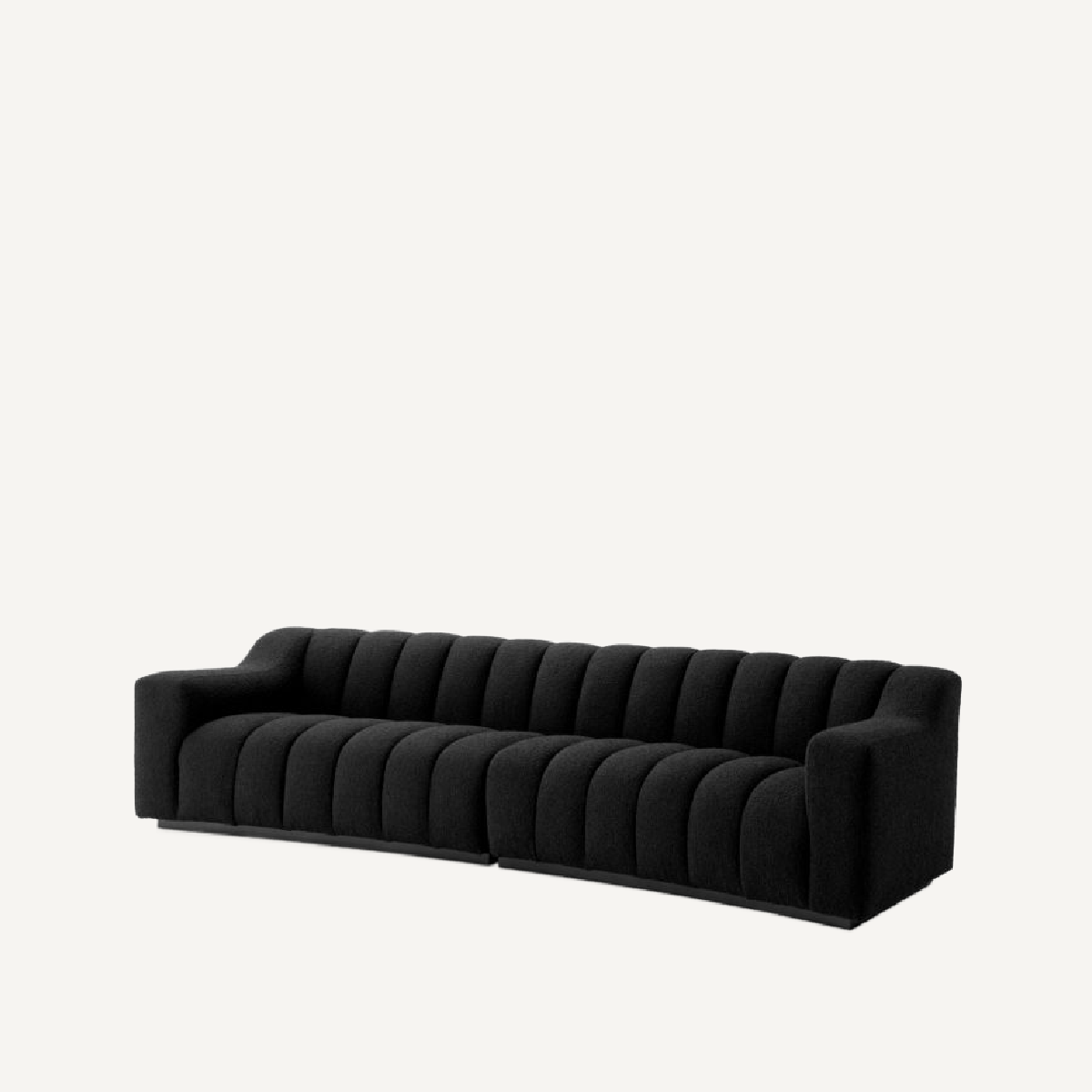 Canapé 4 places bouclé noir | Eichholtz Kelly L | REMO-HOME, mobilier et décoration d'intérieur