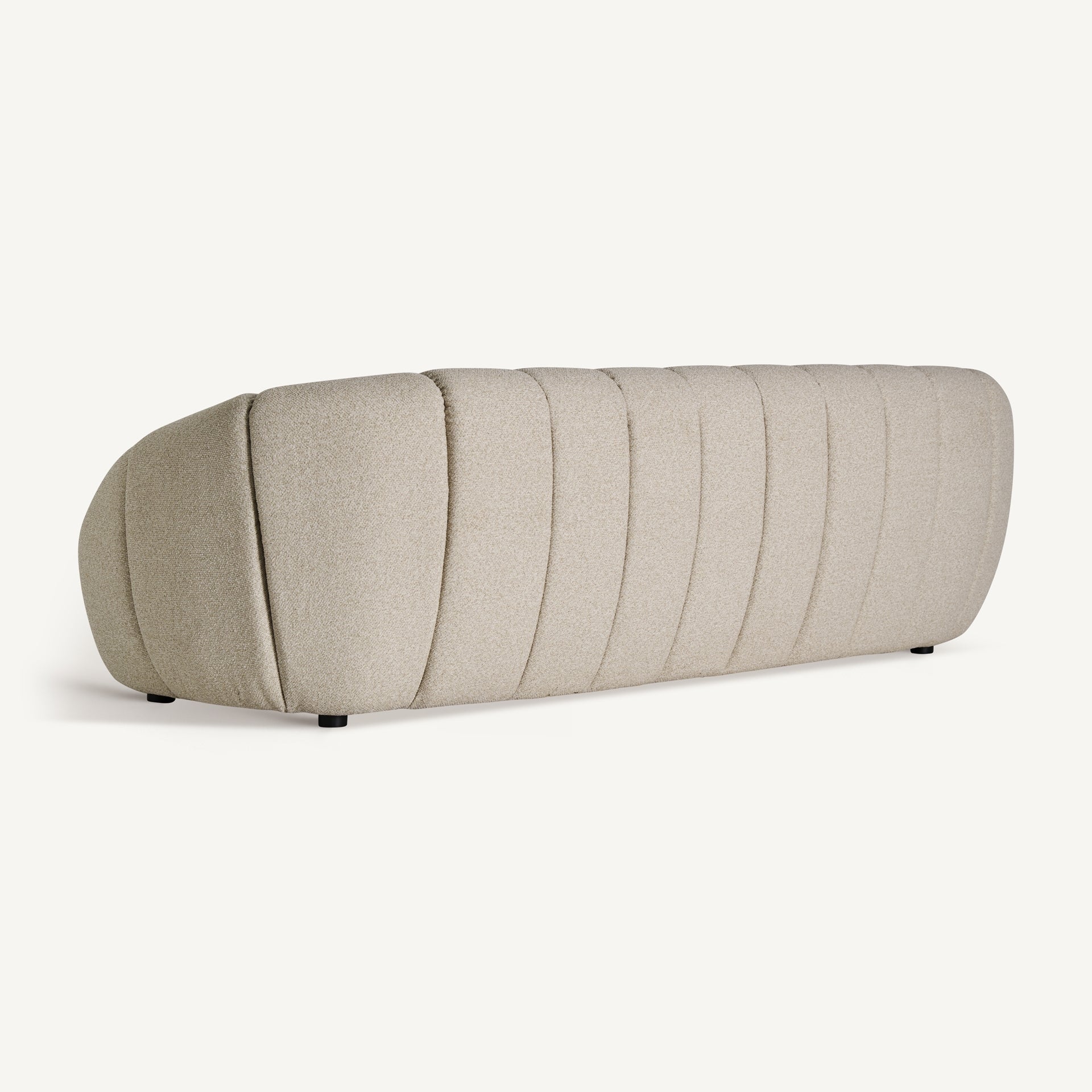 Canapé beige courbes | VICAL Lajoux | REMO-HOME, mobilier design et décoration d'intérieur