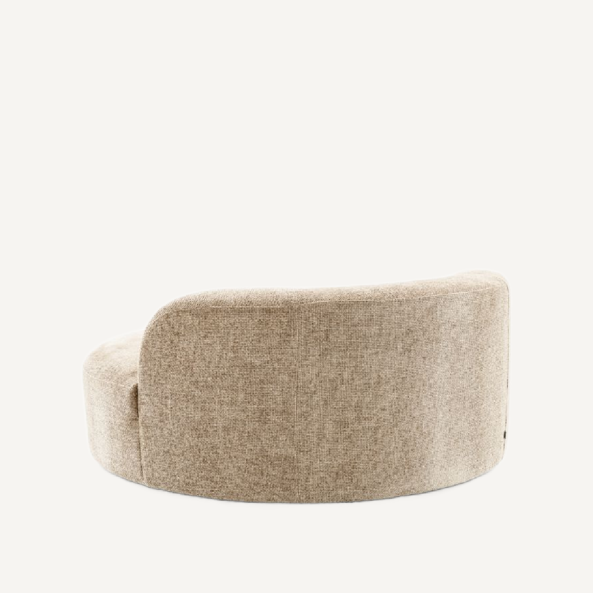 Canapé rond 2 places en tissu sable | Eichholtz Bjorn | REMO-HOME, mobilier et décoration d'intérieur