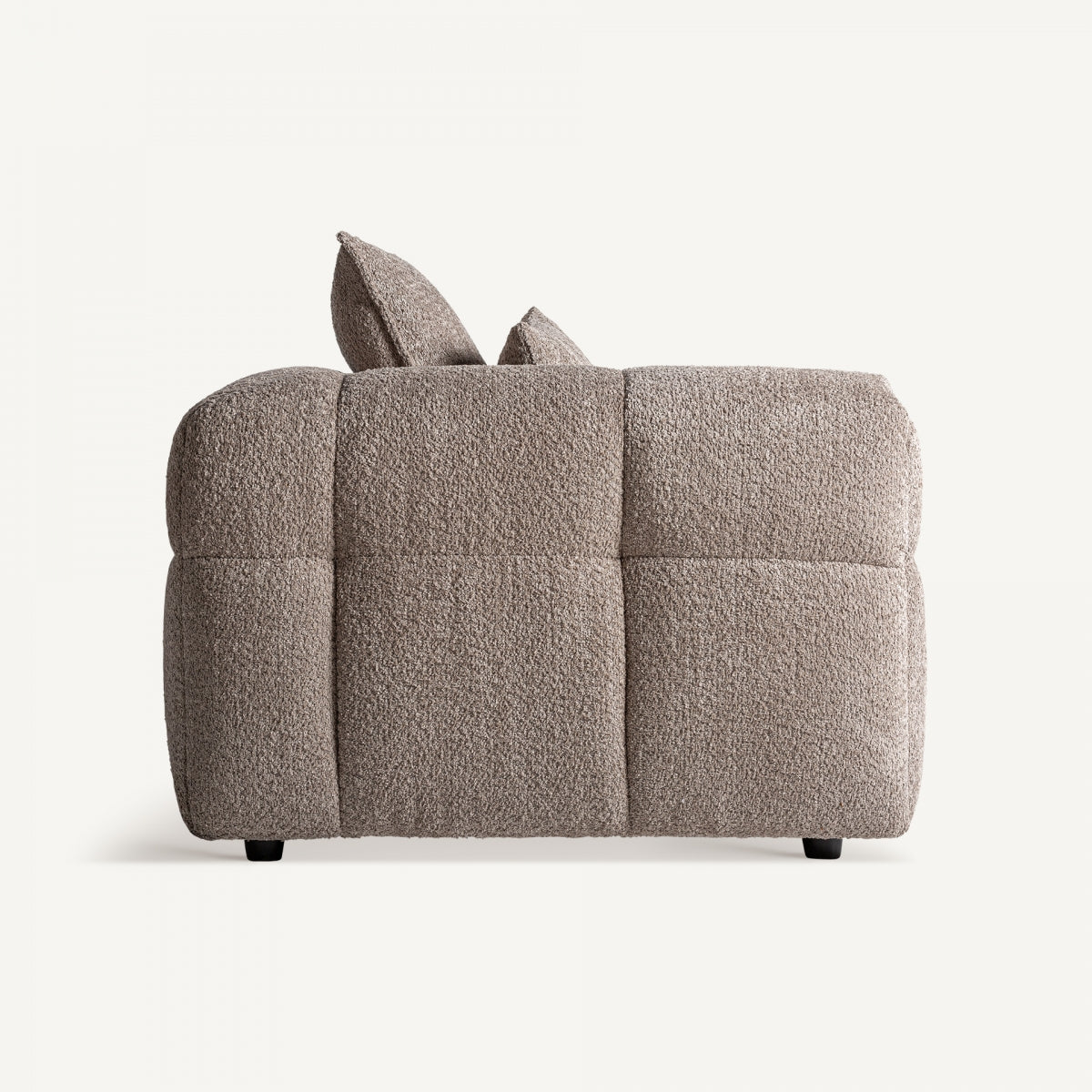 Canapé 3-4 places en tissu marron | VICAL Barlin | REMO-HOME, mobilier design et décoration d'intérieur