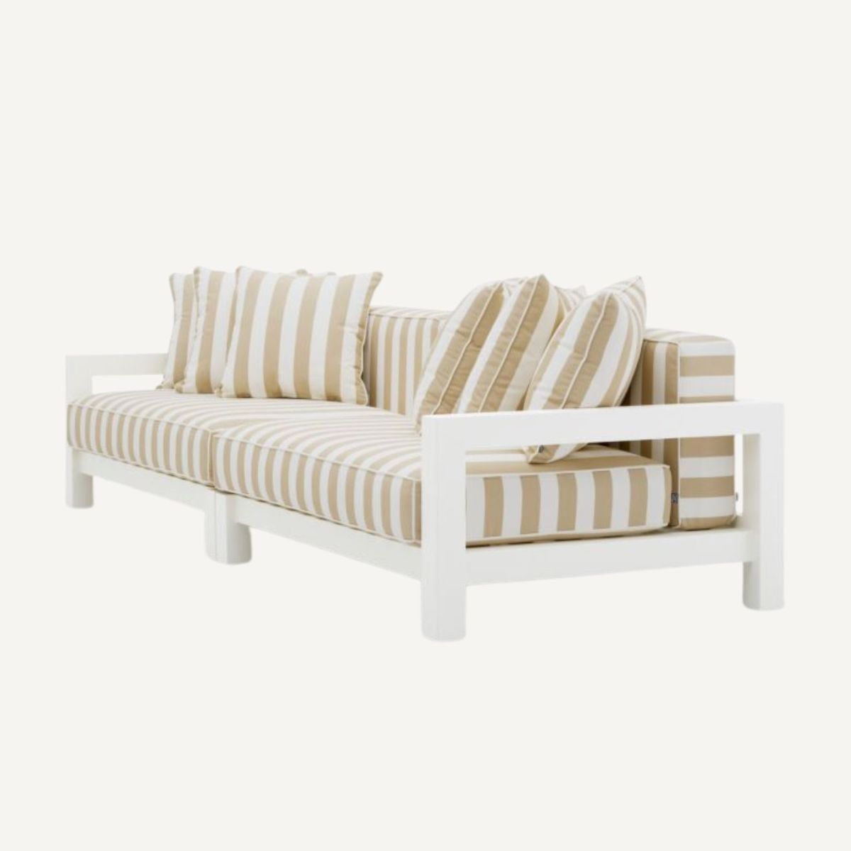 Canapé d'extérieur 3-4 places beige | Eichholtz Cap-Antibes | REMO-HOME, mobilier et décoration d'intérieur