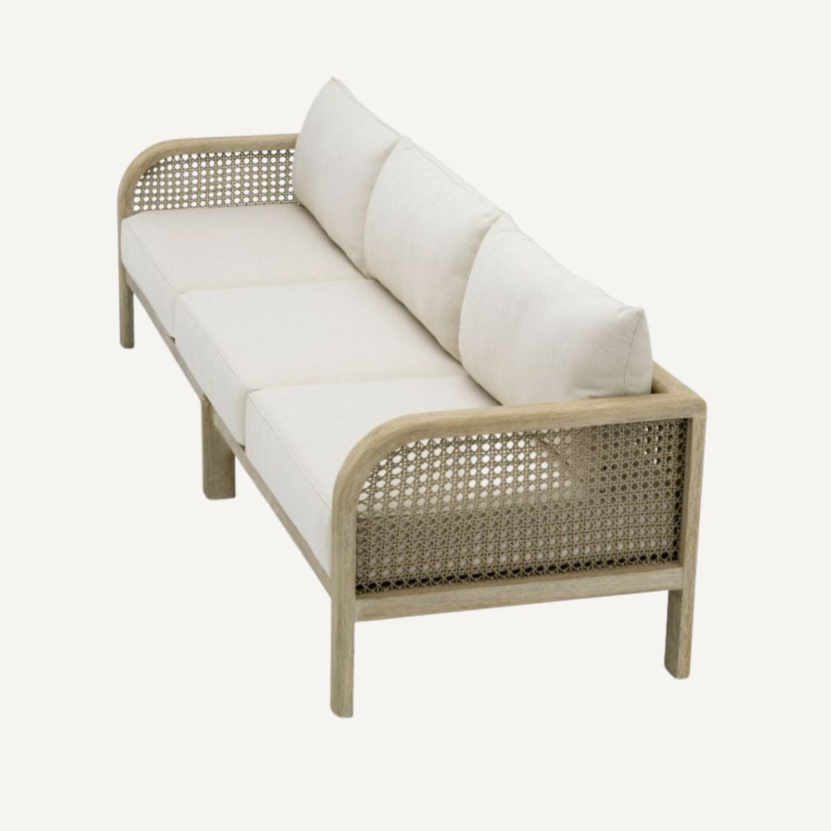 Canapé d'extérieur 3-4 places en teck beige | Eichholtz Julian L | REMO-HOME, mobilier et décoration d'intérieur