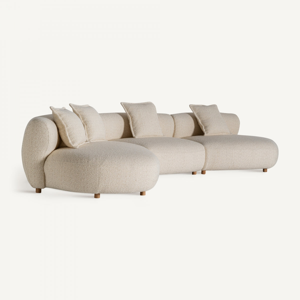 Canapé modulable 4-5 places en tissu beige | Vical Zakupi | REMO-HOME, mobilier et décoration d'intérieur