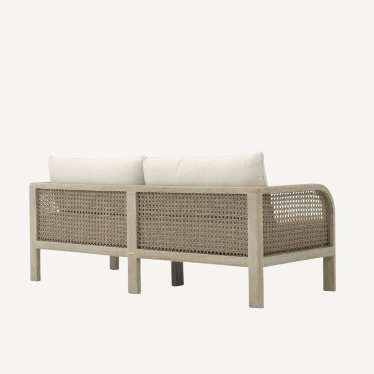 Canapé d'extérieur 2-3 places en teck beige | Eichholtz Julian S | REMO-HOME, mobilier et décoration d'intérieur