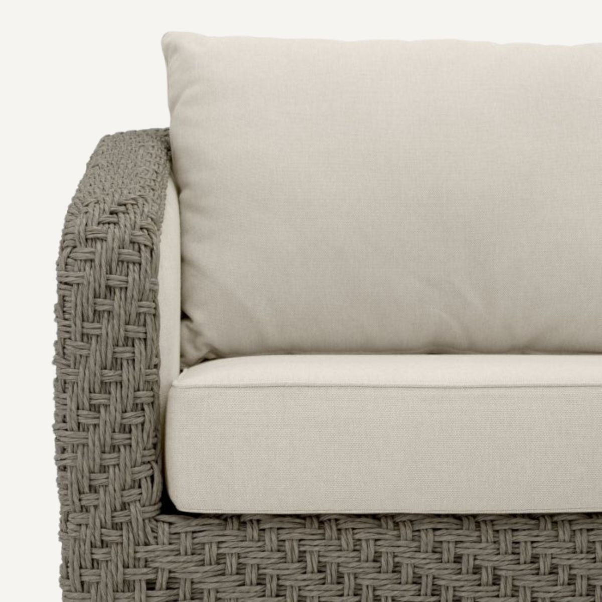 Canapé d'extérieur 3-4 places en rotin tressé | Eichholtz Bryson | REMO-HOME, mobilier et décoration d'intérieur