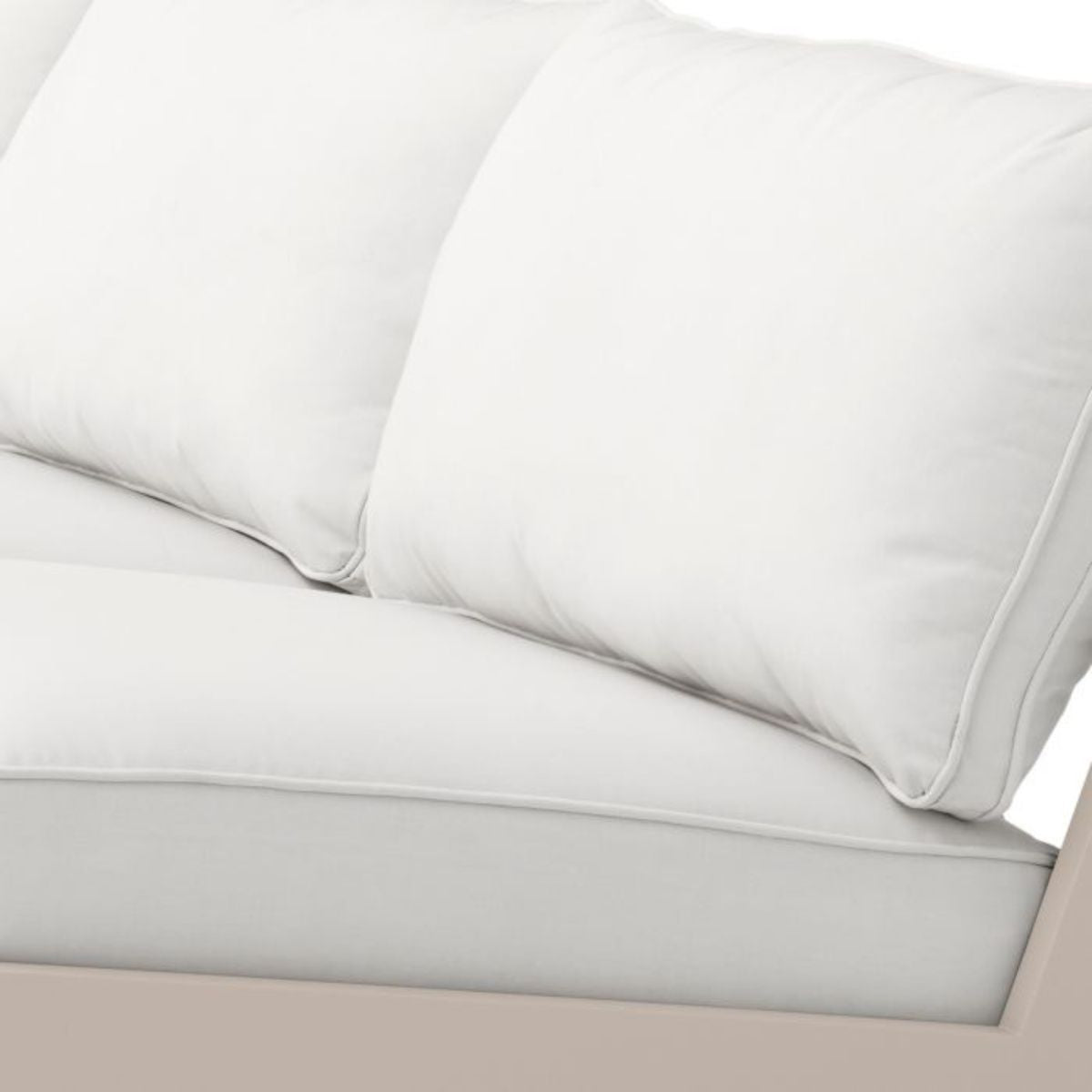 Canapé d'extérieur 3 places en métal sable | Eichholtz Lomax | REMO-HOME, mobilier et décoration d'intérieur