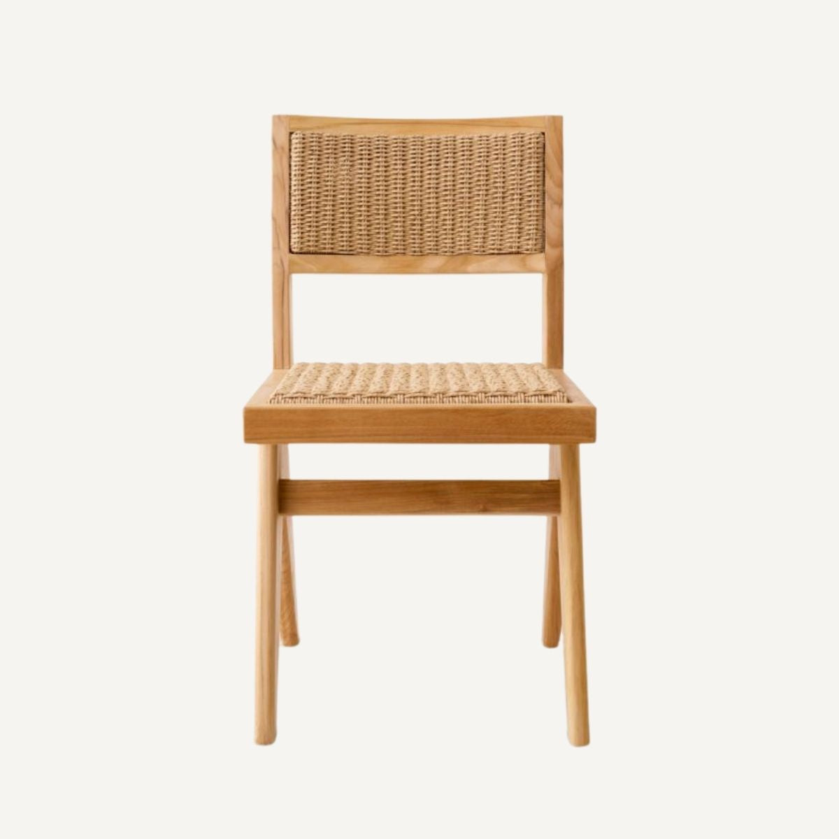 Chaise extérieure avec teck et cordage marron | Eichholtz Niclas | REMO-HOME, mobilier et décoration d'intérieur