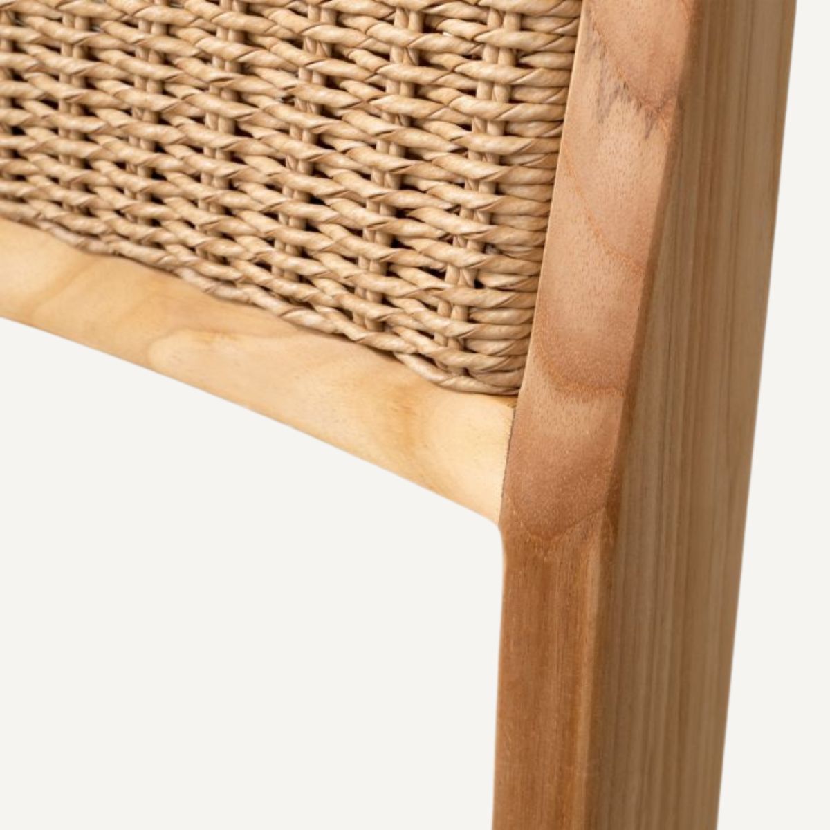 Chaise extérieure avec teck et cordage marron | Eichholtz Niclas | REMO-HOME, mobilier et décoration d'intérieur