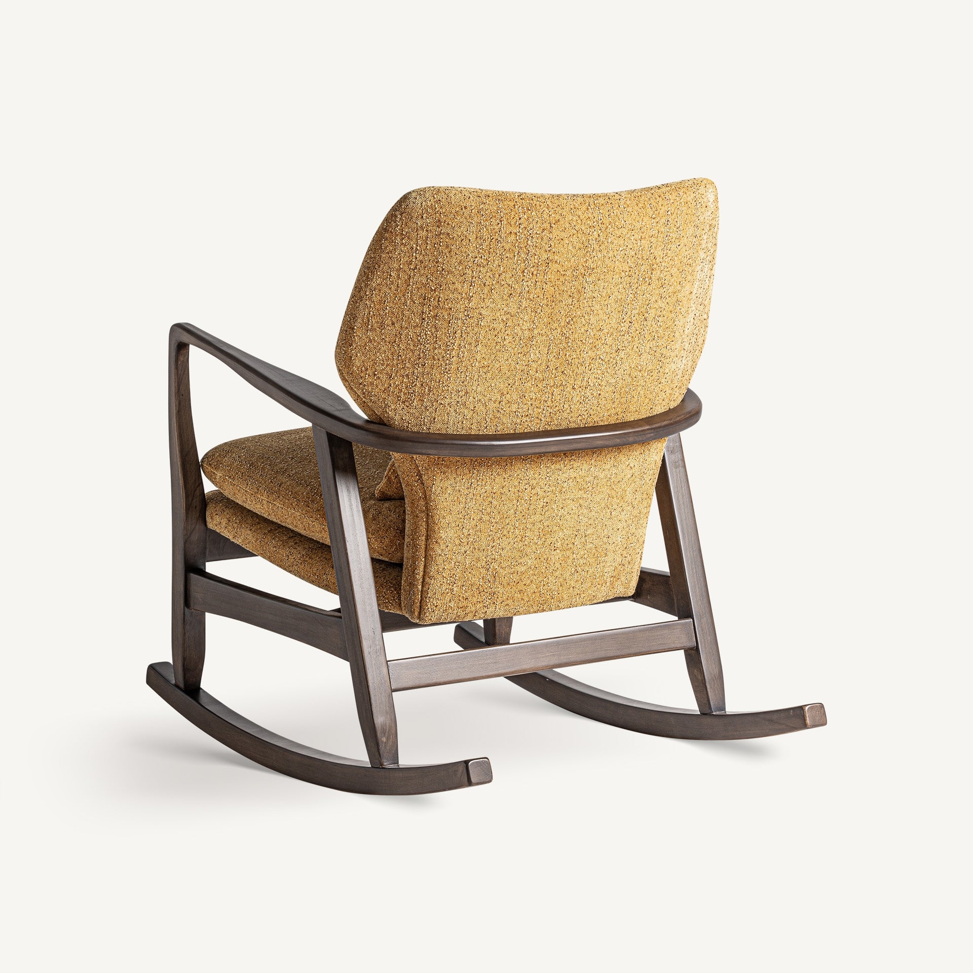 Chaise à bascule design tissu et bois | VICAL Kelly | REMO-HOME, mobilier design et décoration d'intérieur