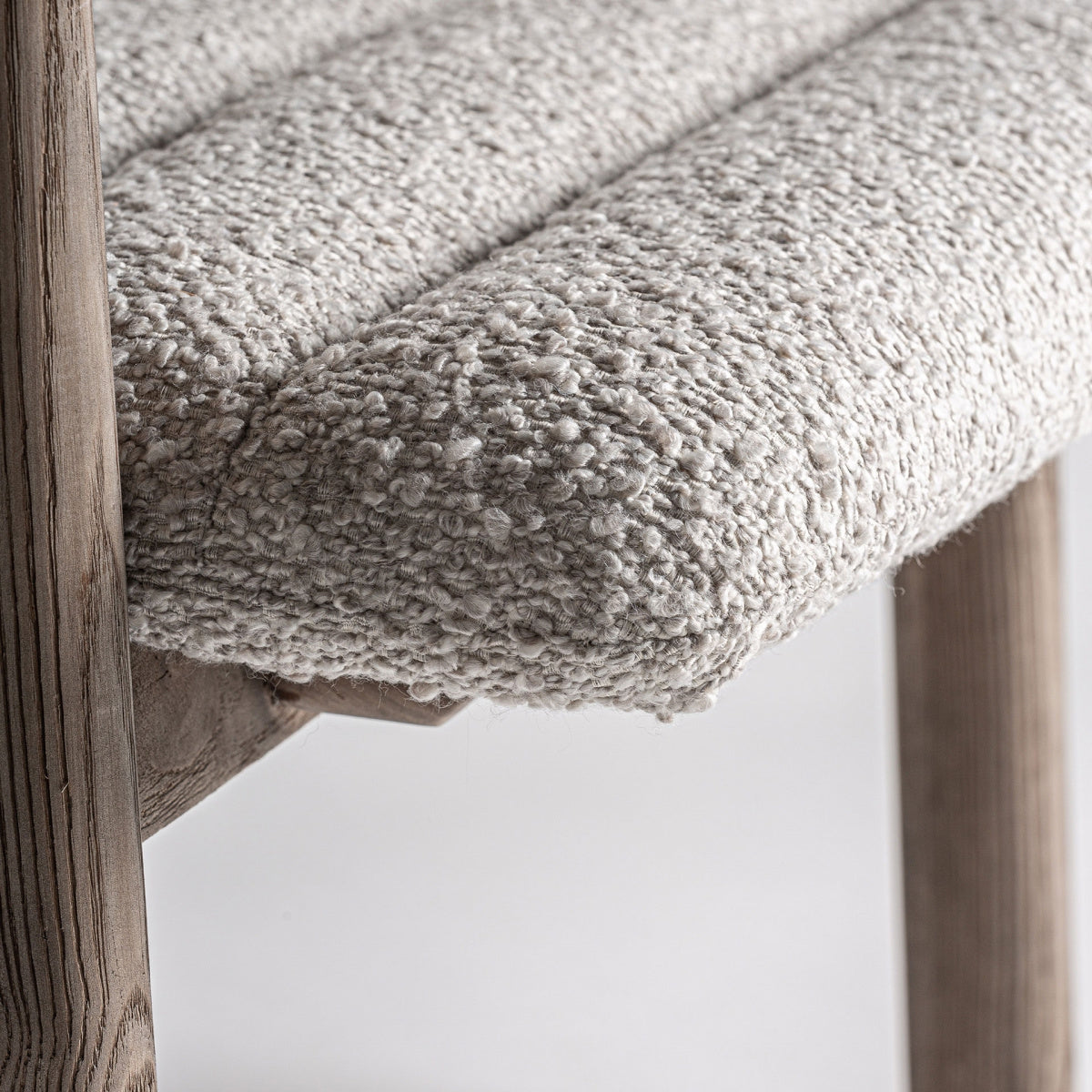 Chaise de bar en tissu beige | VICAL Jacquard | REMO-HOME, mobilier design et décoration d'intérieur