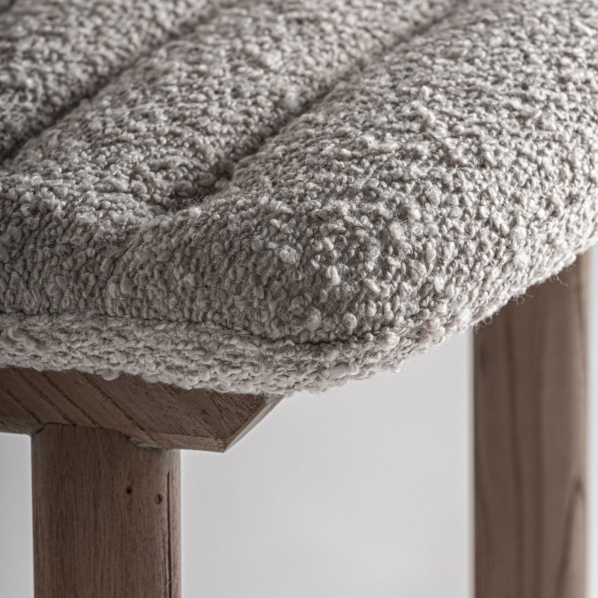 Chaise de bar en tissu beige | VICAL Jacquard | REMO-HOME, mobilier design et décoration d'intérieur