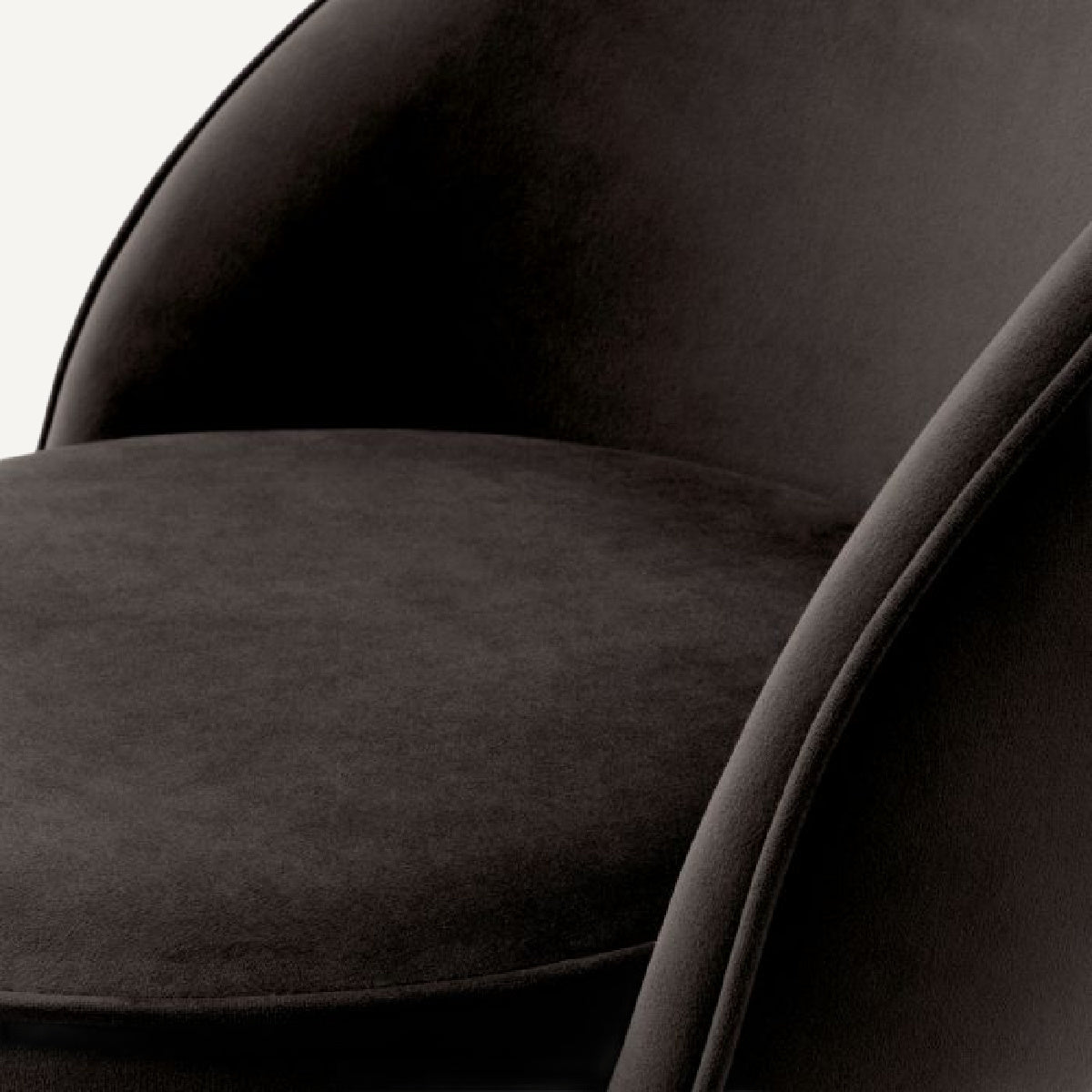 Chaise de bar en velours gris | Eichholtz Dorland | REMO-HOME, mobilier et décoration d'intérieur