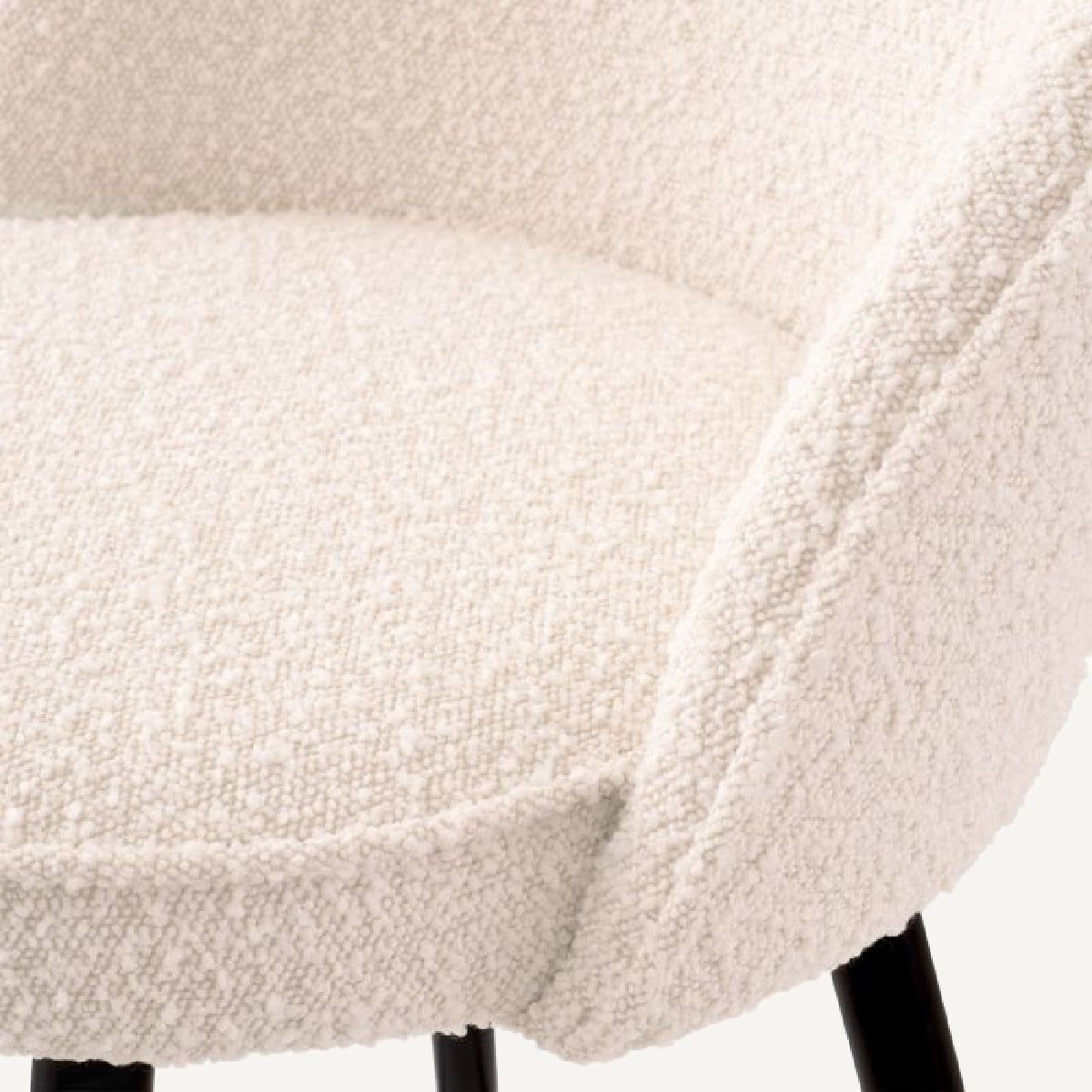 Chaise de comptoir bouclé crème (lot de 2) | Eichholtz Cooper REMO-HOME, mobilier et décoration d'intérieur