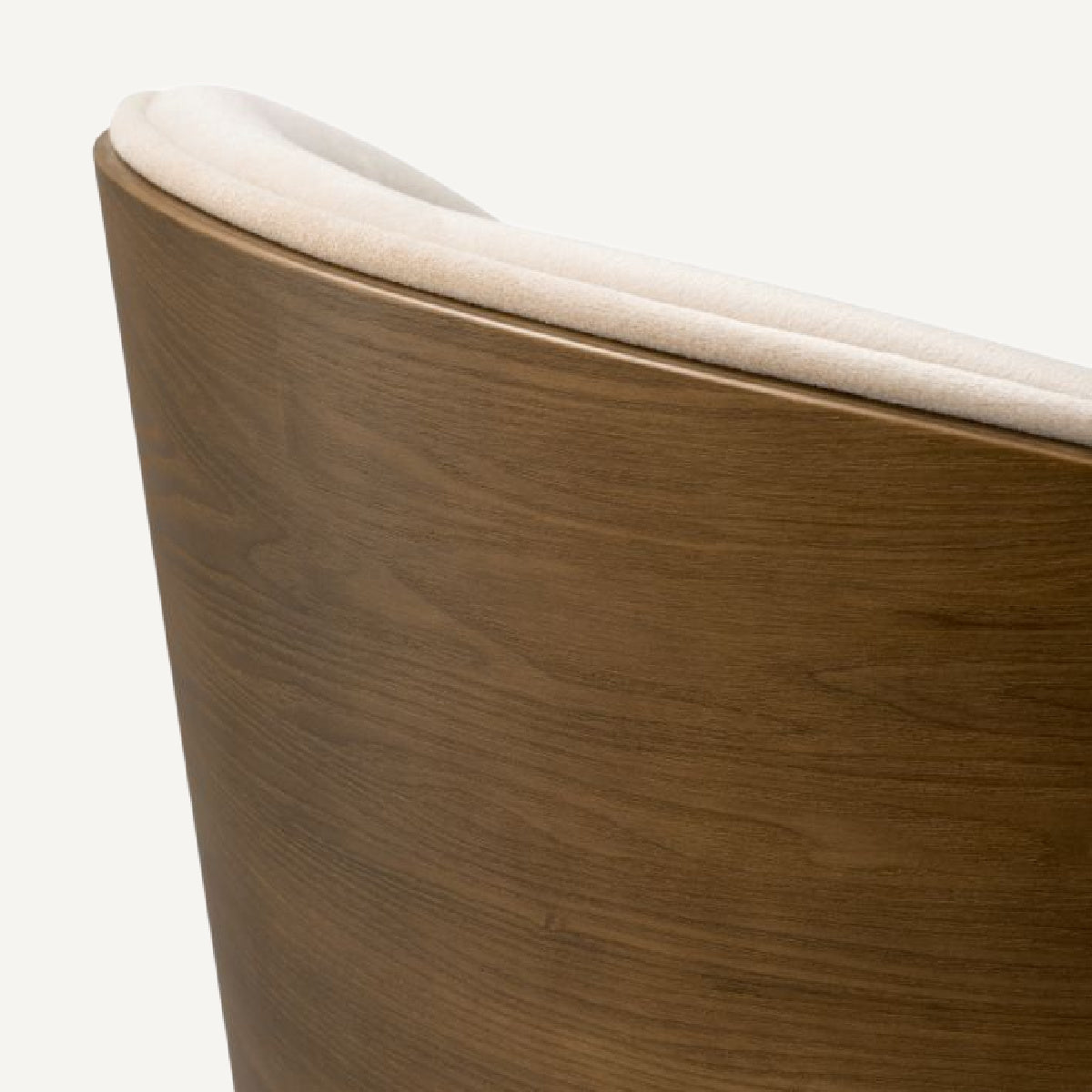 Chaise de comptoir en tissu beige | Eichholtz Camerota | REMO-HOME, mobilier et décoration d'intérieur