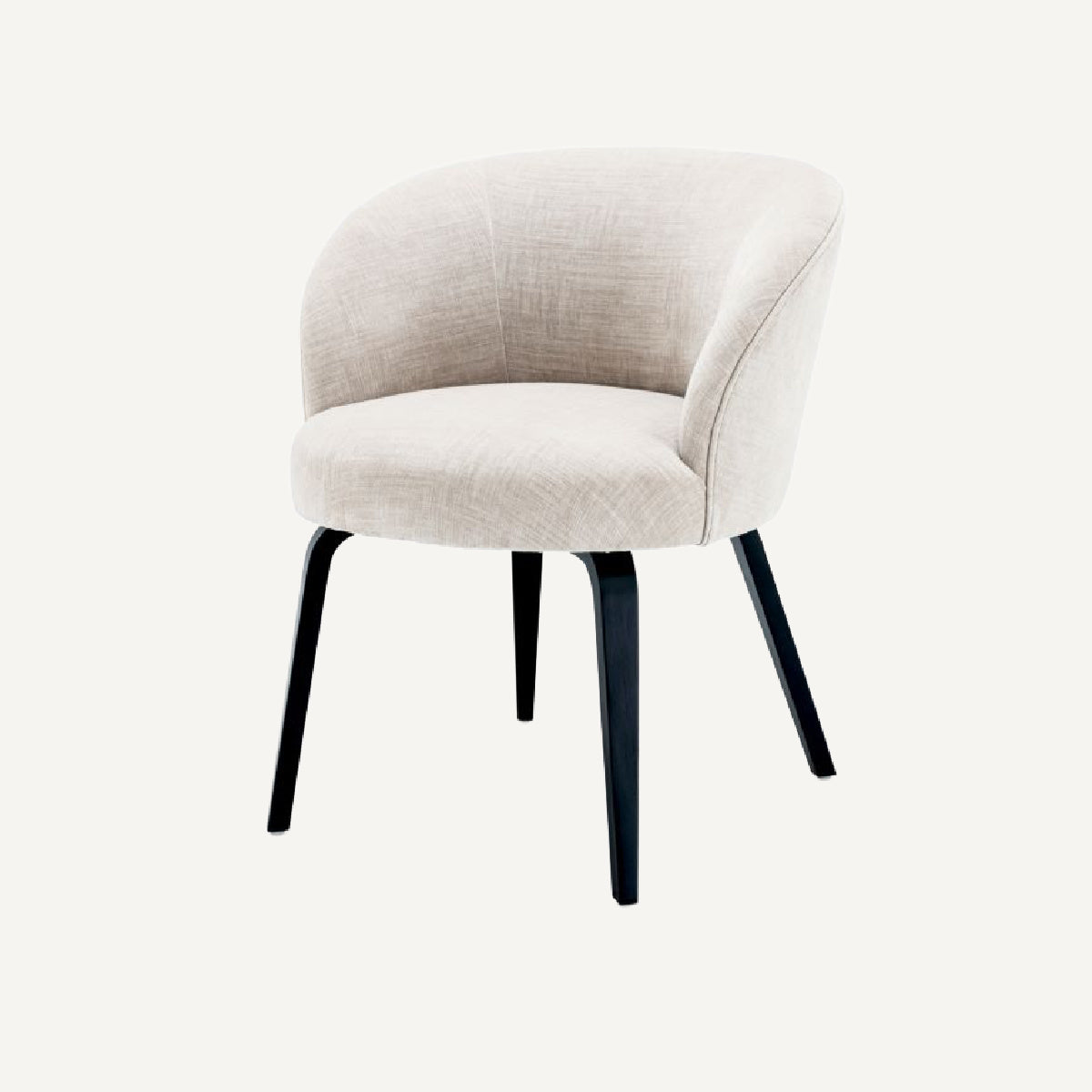 Chaise de salle à manger en tissu beige | Eichholtz Vichy | REMO-HOME, mobilier et décoration d'intérieur