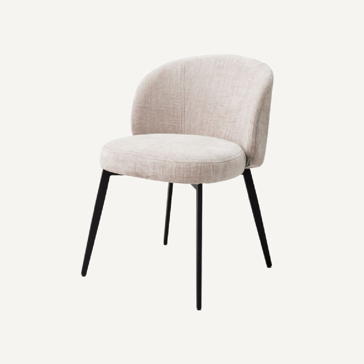 Chaise de salle à manger en tissu beige (lot de 2) | Eichholtz Lloyd | REMO-HOME, mobilier et décoration d'intérieur