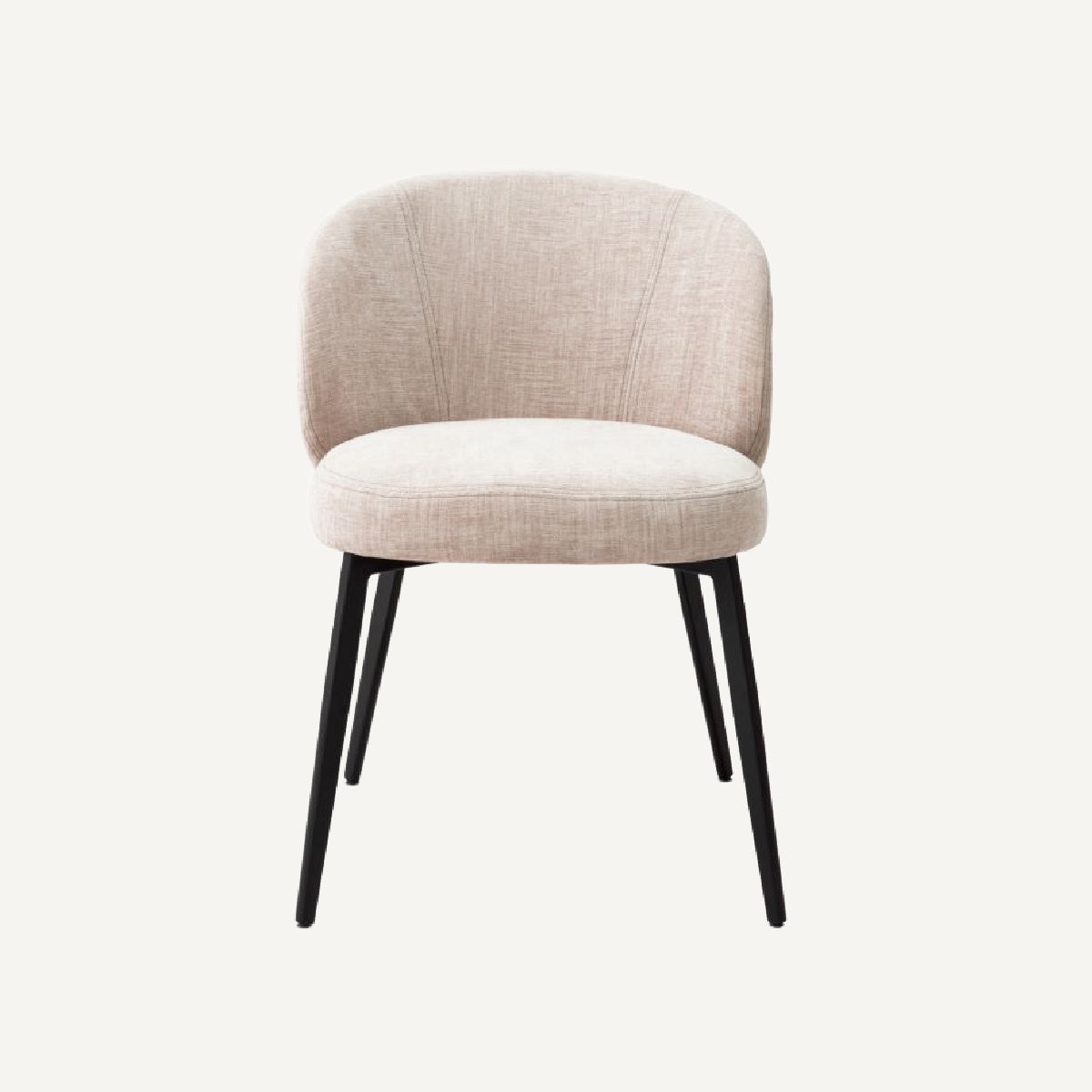 Chaise de salle à manger en tissu beige (lot de 2) | Eichholtz Lloyd | REMO-HOME, mobilier et décoration d'intérieur