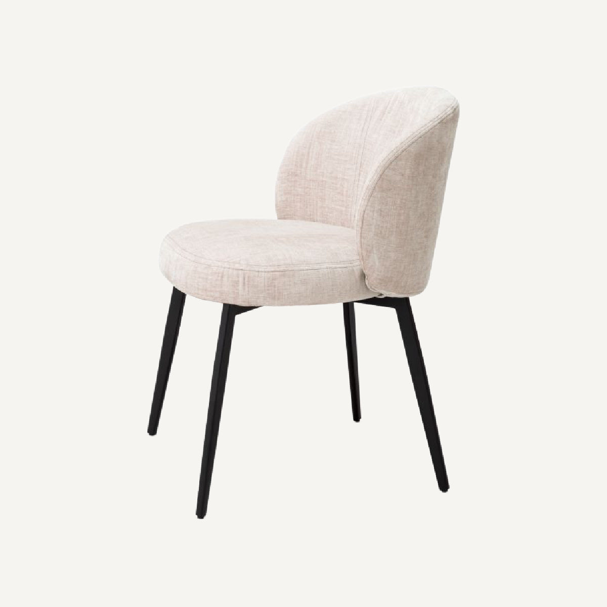 Chaise de salle à manger en tissu beige (lot de 2) | Eichholtz Lloyd | REMO-HOME, mobilier et décoration d'intérieur