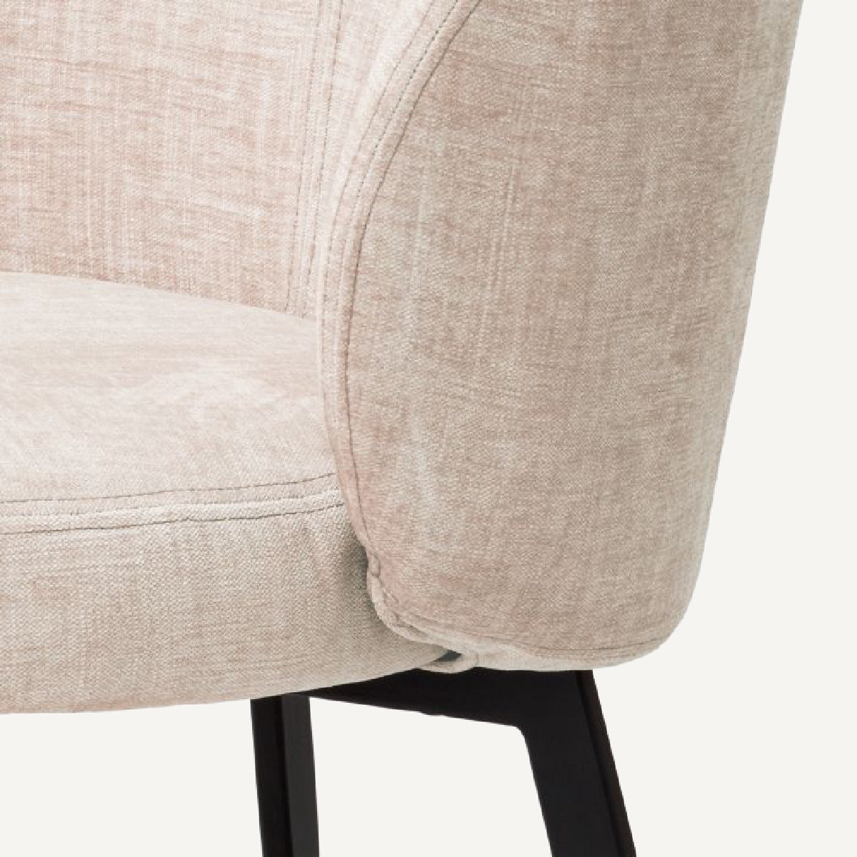 Chaise de salle à manger en tissu beige (lot de 2) | Eichholtz Lloyd | REMO-HOME, mobilier et décoration d'intérieur