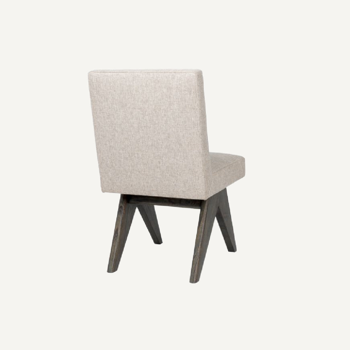 Chaise de salle à manger en tissu blanc écru | Eichholtz Erudit | REMO-HOME, mobilier et décoration d'intérieur