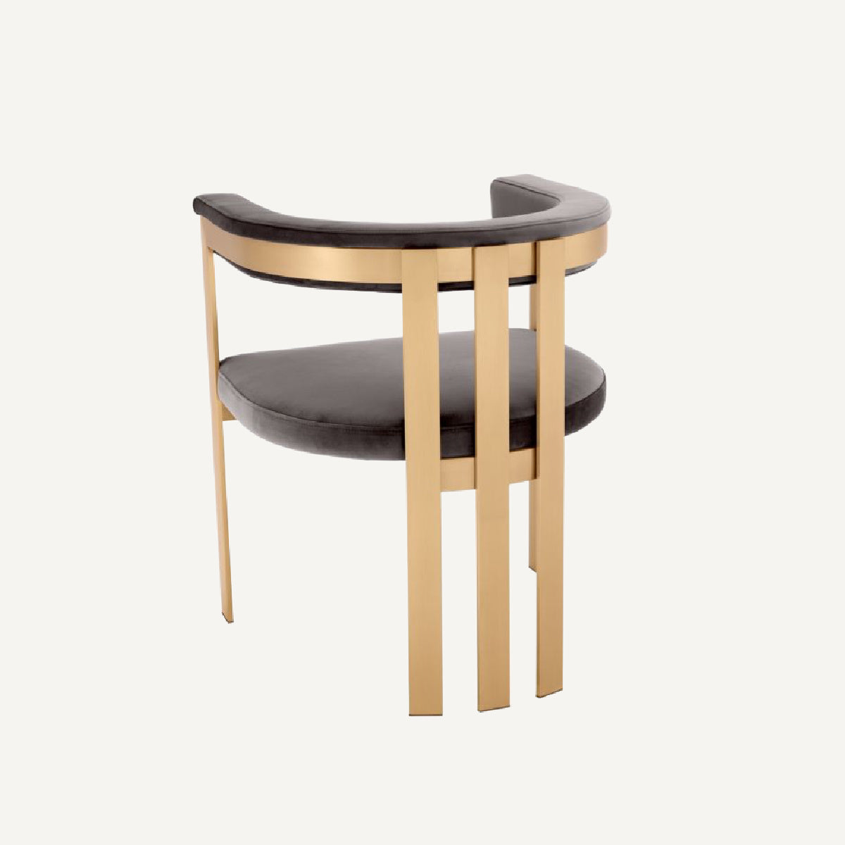 Chaise de salle à manger en velours gris | Eichholtz Clubhouse | REMO-HOME, mobilier et décoration d'intérieur
