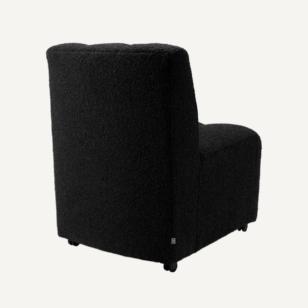 Chaise de salle à manger bouclé noir | Eichholtz Kelly | REMO-HOME, mobilier et décoration d'intérieur