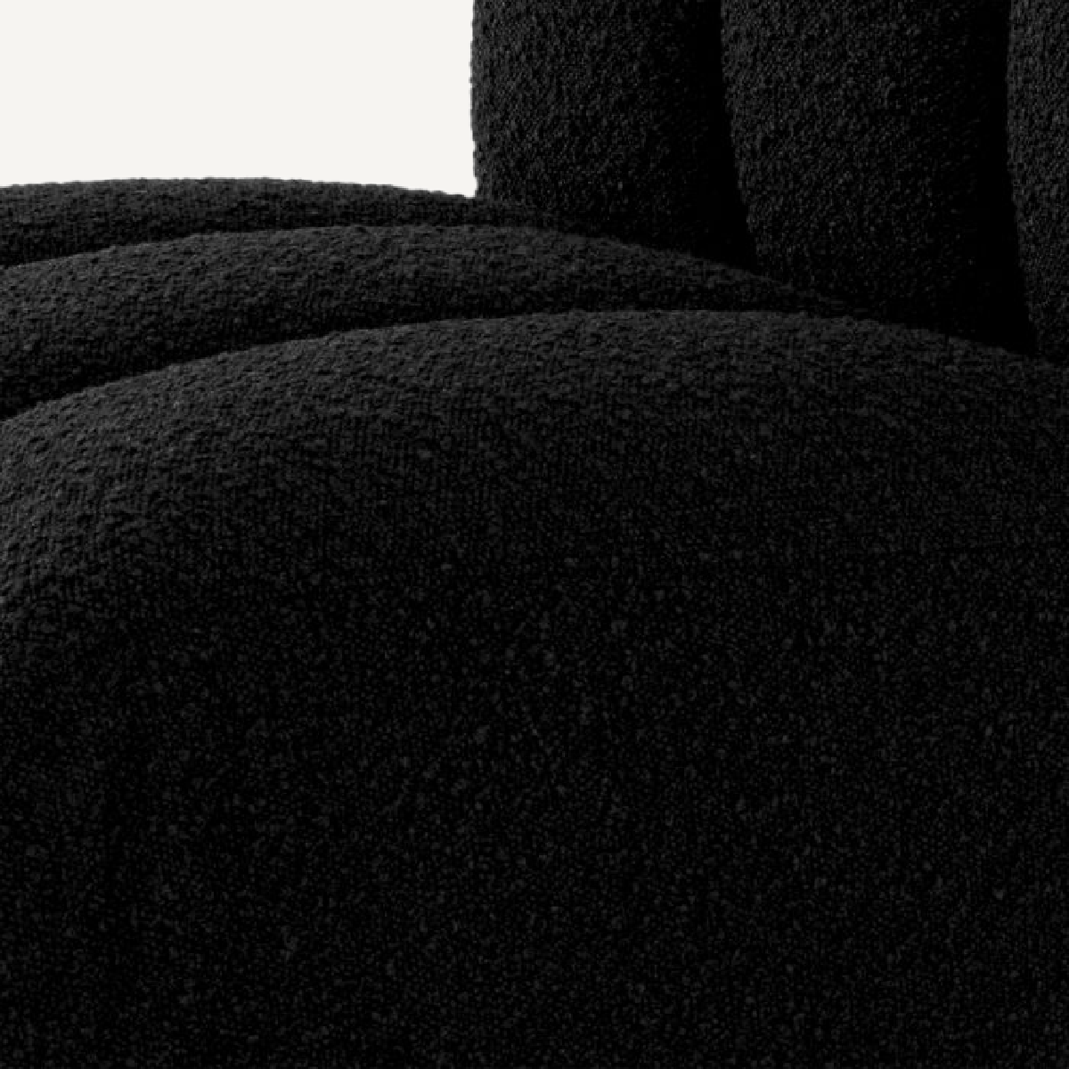 Chaise de salle à manger bouclé noir | Eichholtz Kelly | REMO-HOME, mobilier et décoration d'intérieur