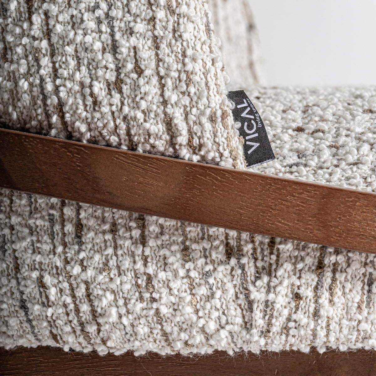 Chaise de salle à manger bouclé crème | VICAL Erbach | REMO, mobilier et décoration d'intérieur